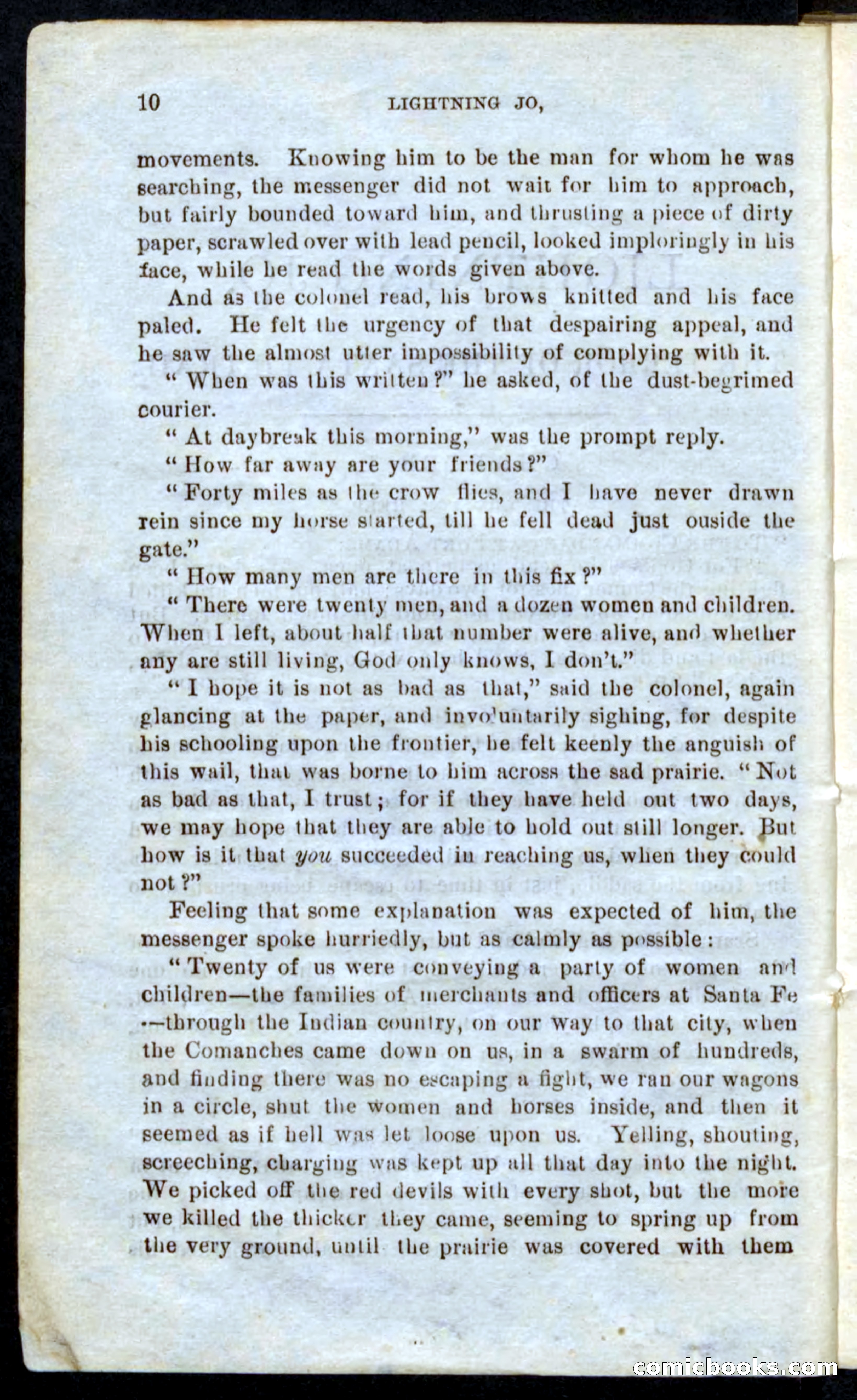 Beadle's Pocket Novels No. 9: Lightning Jo — page 6 of 100