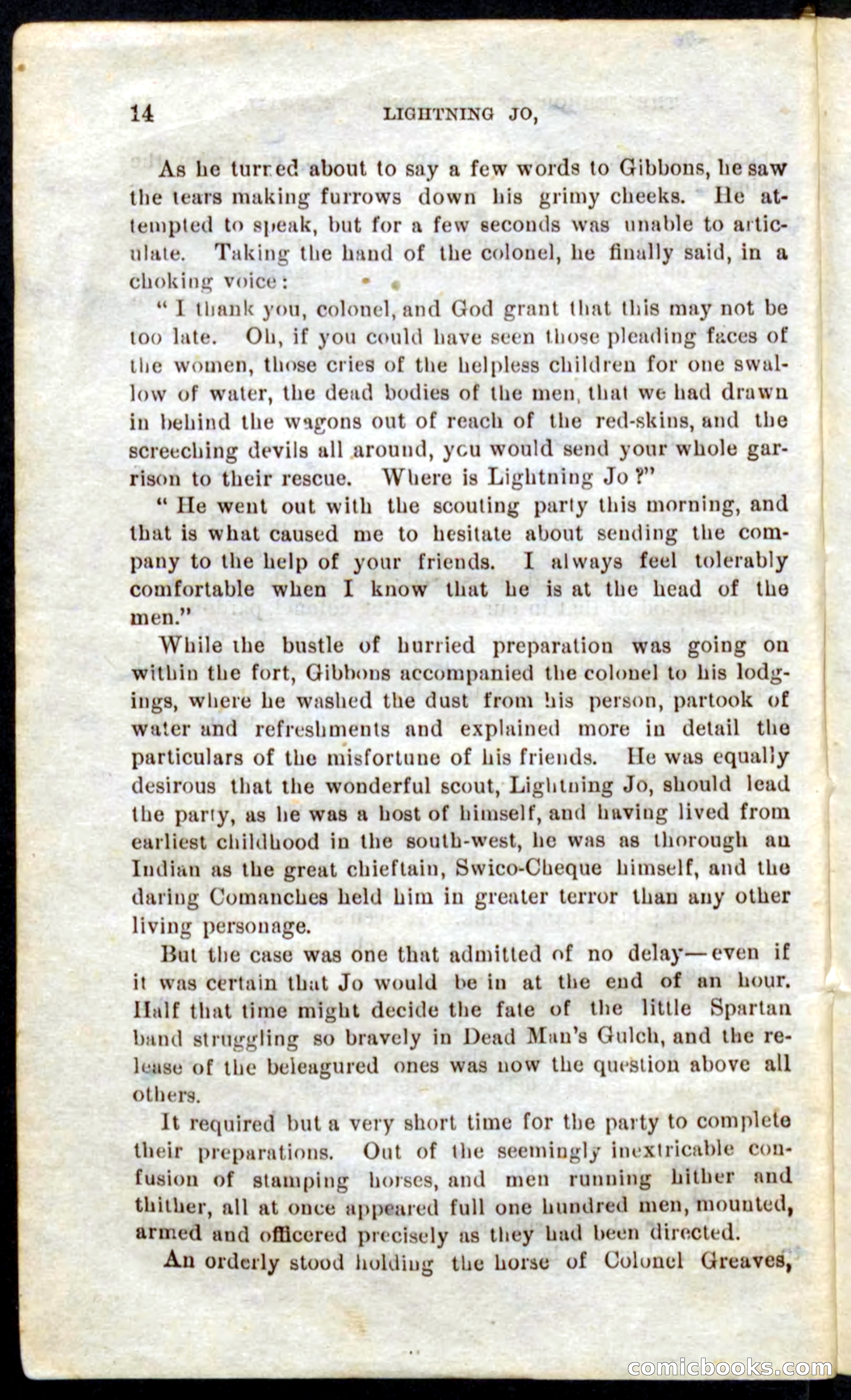 Beadle's Pocket Novels No. 9: Lightning Jo — page 10 of 100