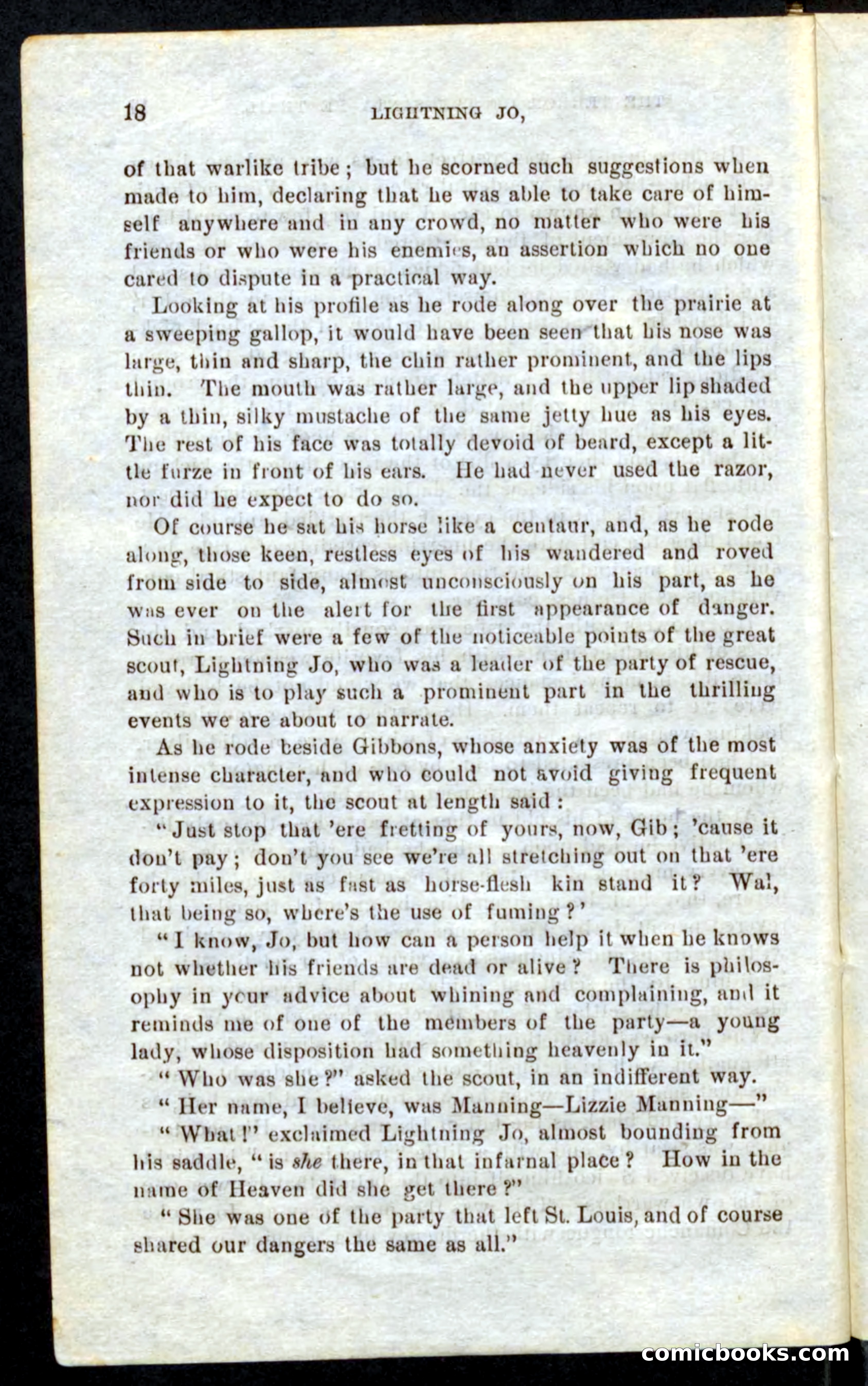 Beadle's Pocket Novels No. 9: Lightning Jo — page 14 of 100
