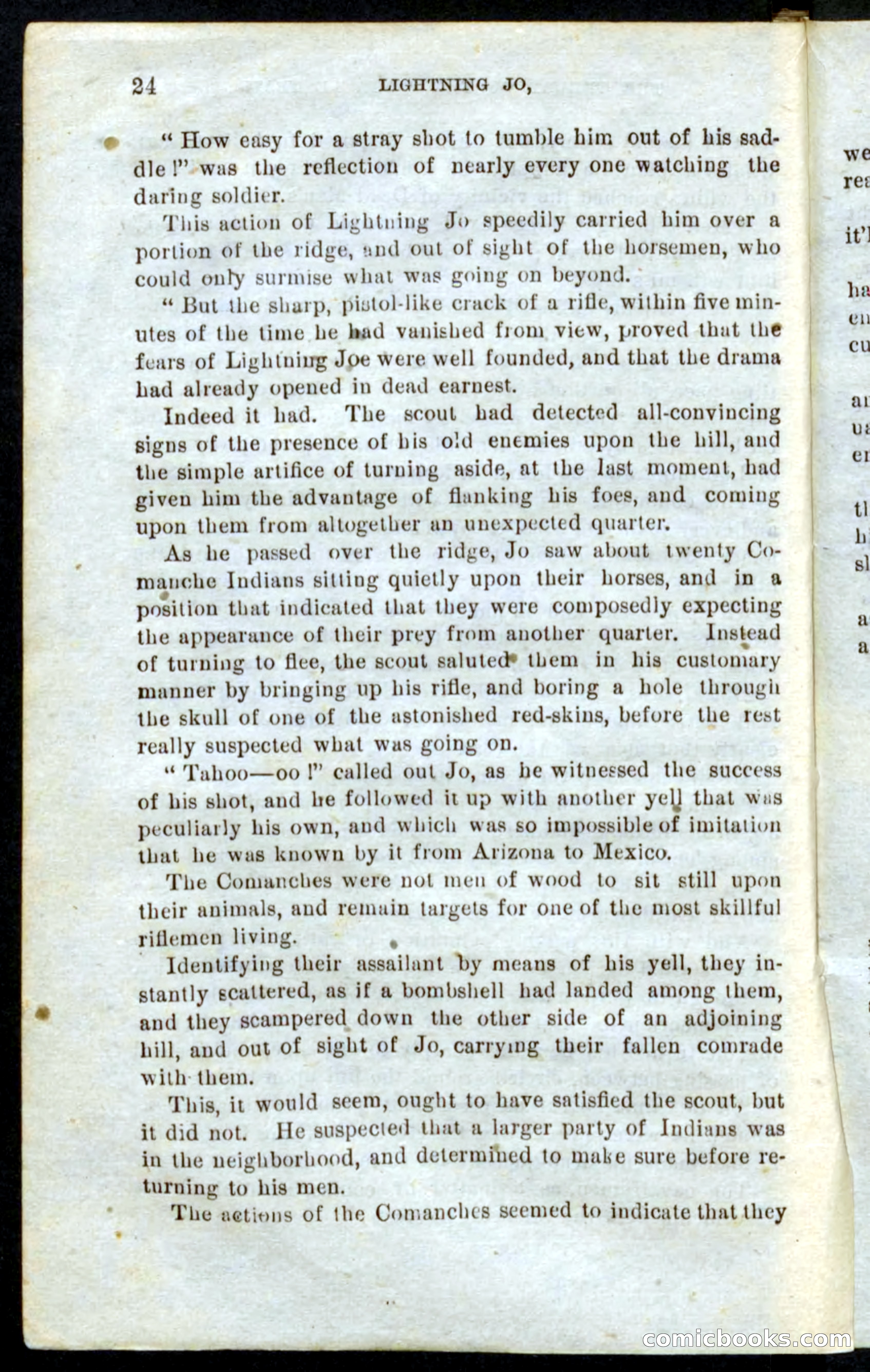 Beadle's Pocket Novels No. 9: Lightning Jo — page 20 of 100