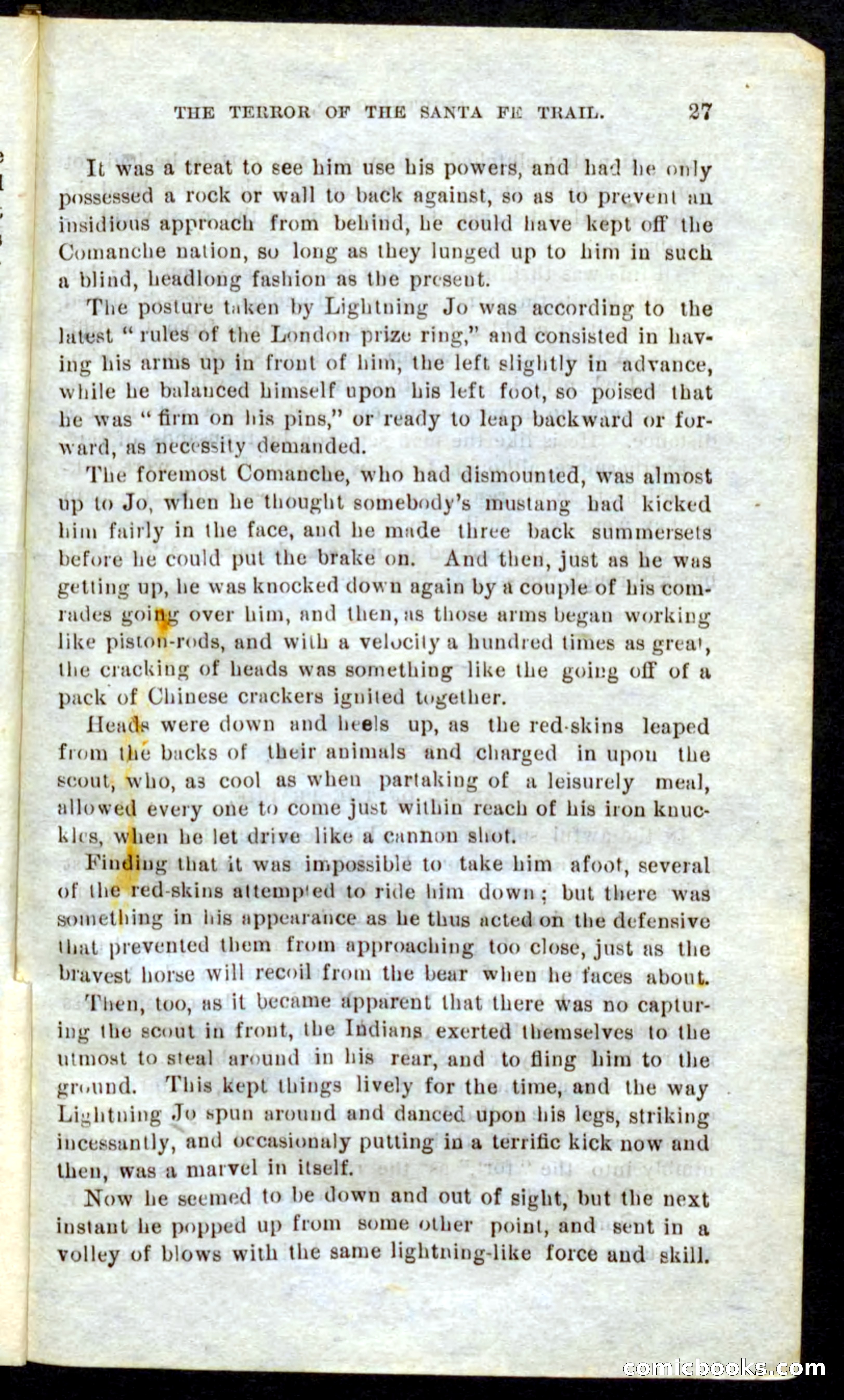 Beadle's Pocket Novels No. 9: Lightning Jo — page 23 of 100