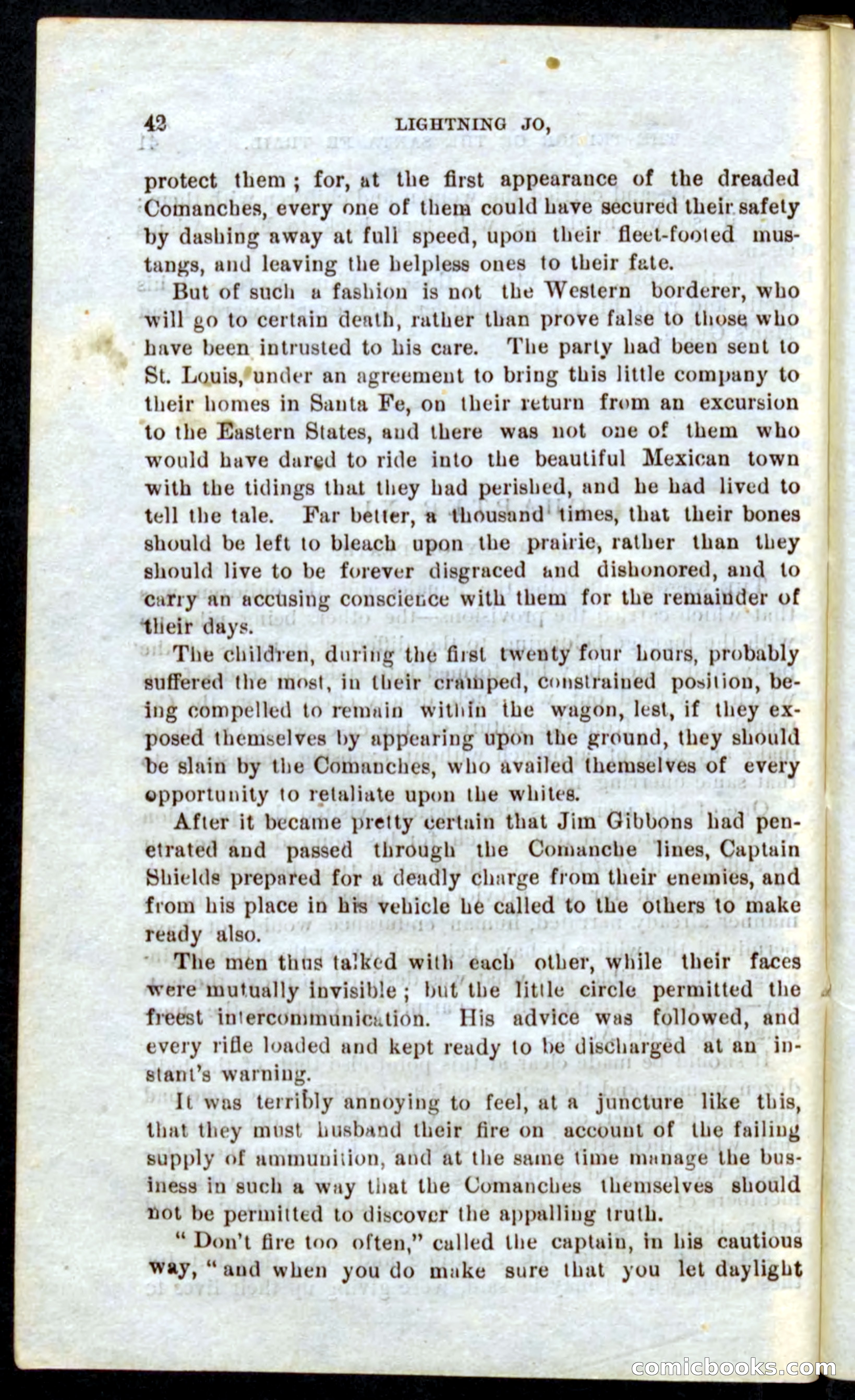 Beadle's Pocket Novels No. 9: Lightning Jo — page 38 of 100
