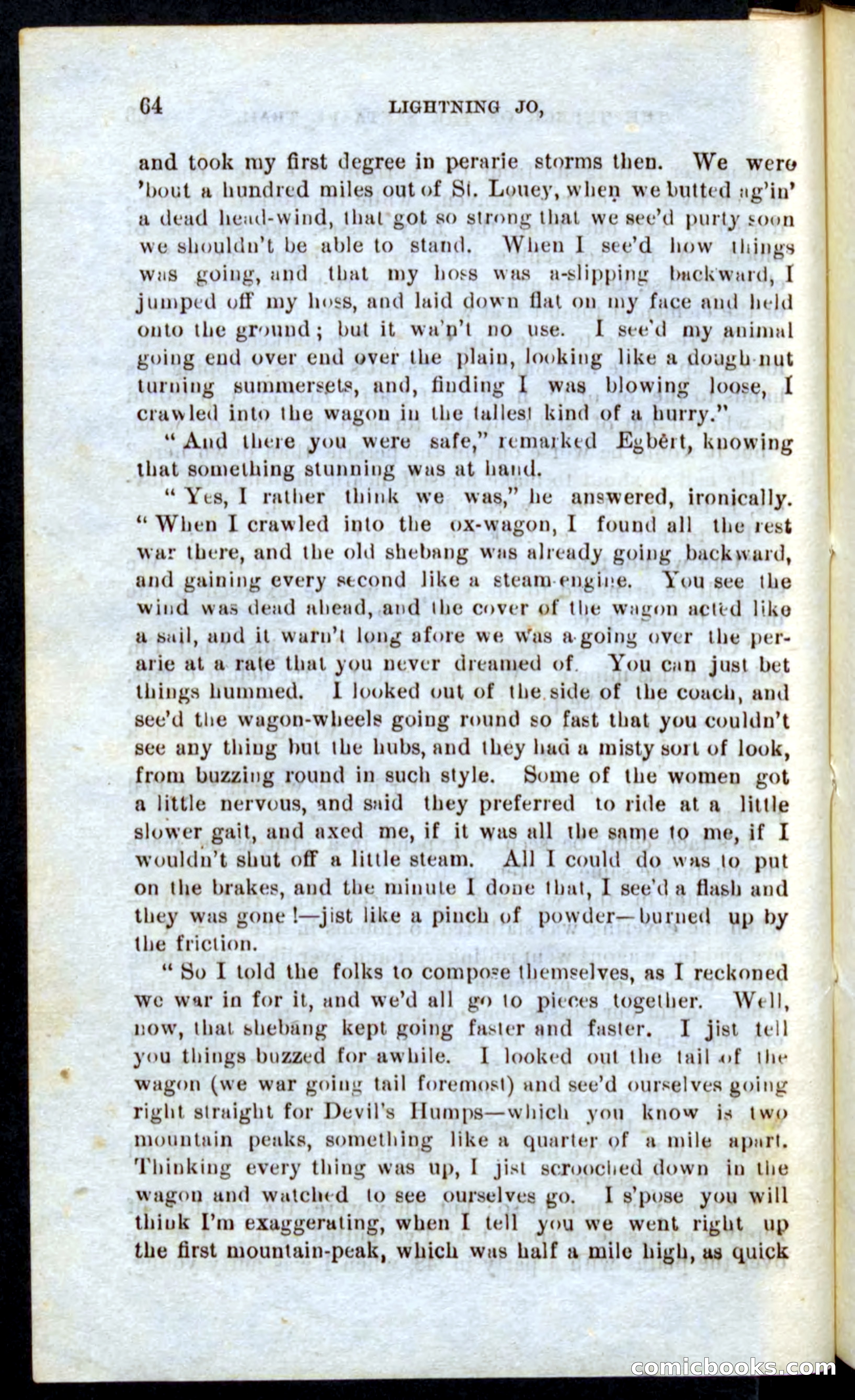 Beadle's Pocket Novels No. 9: Lightning Jo — page 60 of 100