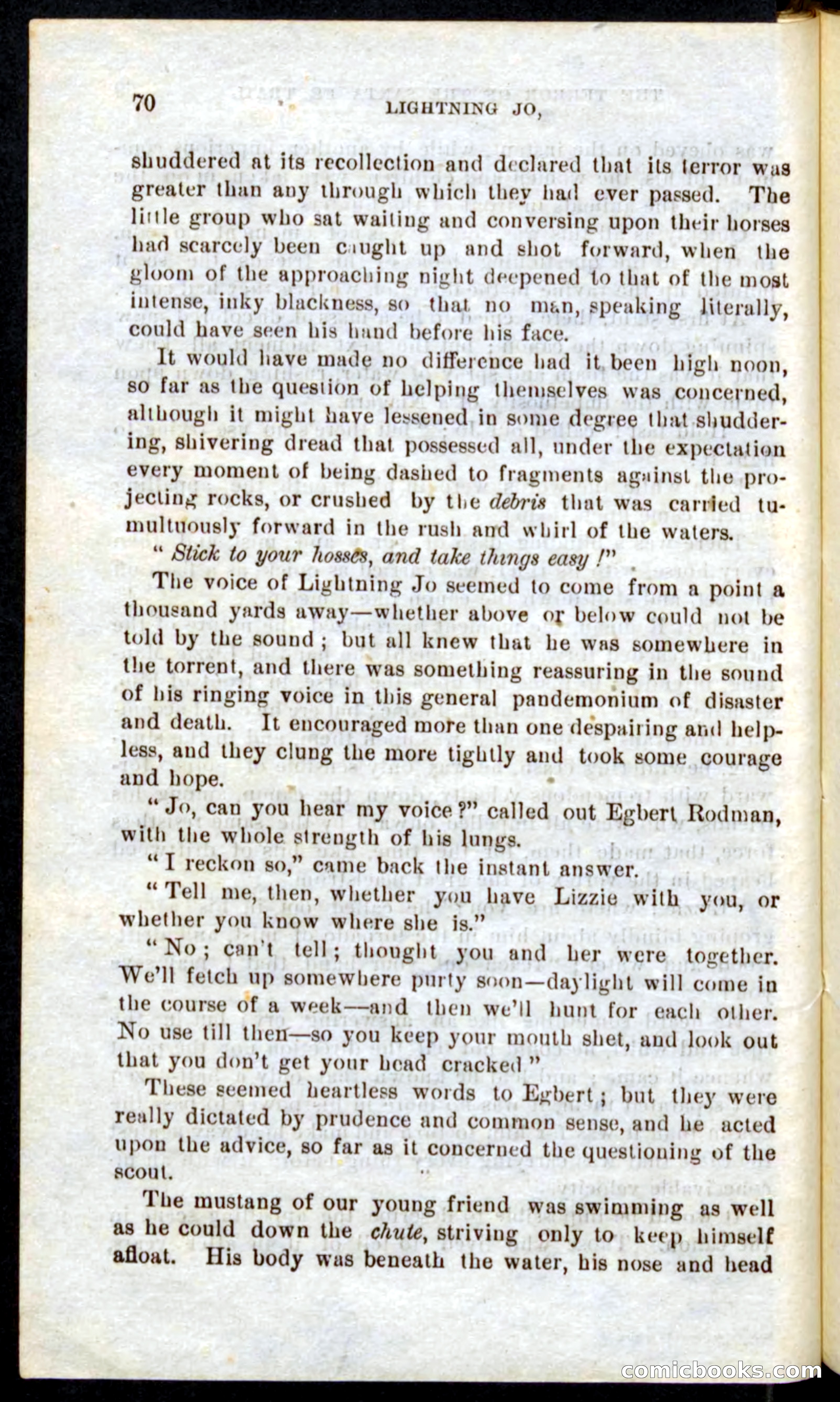 Beadle's Pocket Novels No. 9: Lightning Jo — page 66 of 100