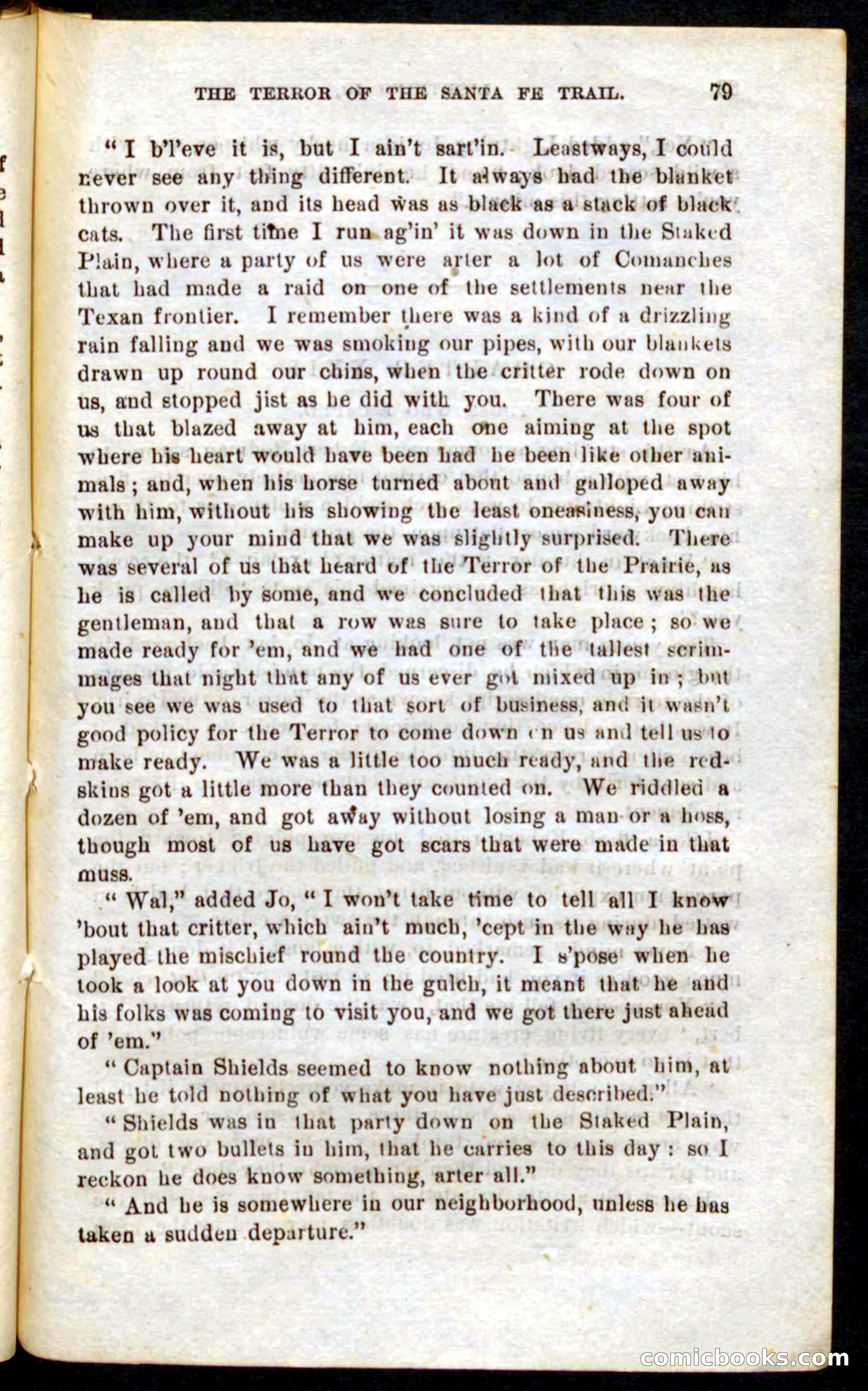 Beadle's Pocket Novels No. 9: Lightning Jo — page 75 of 100