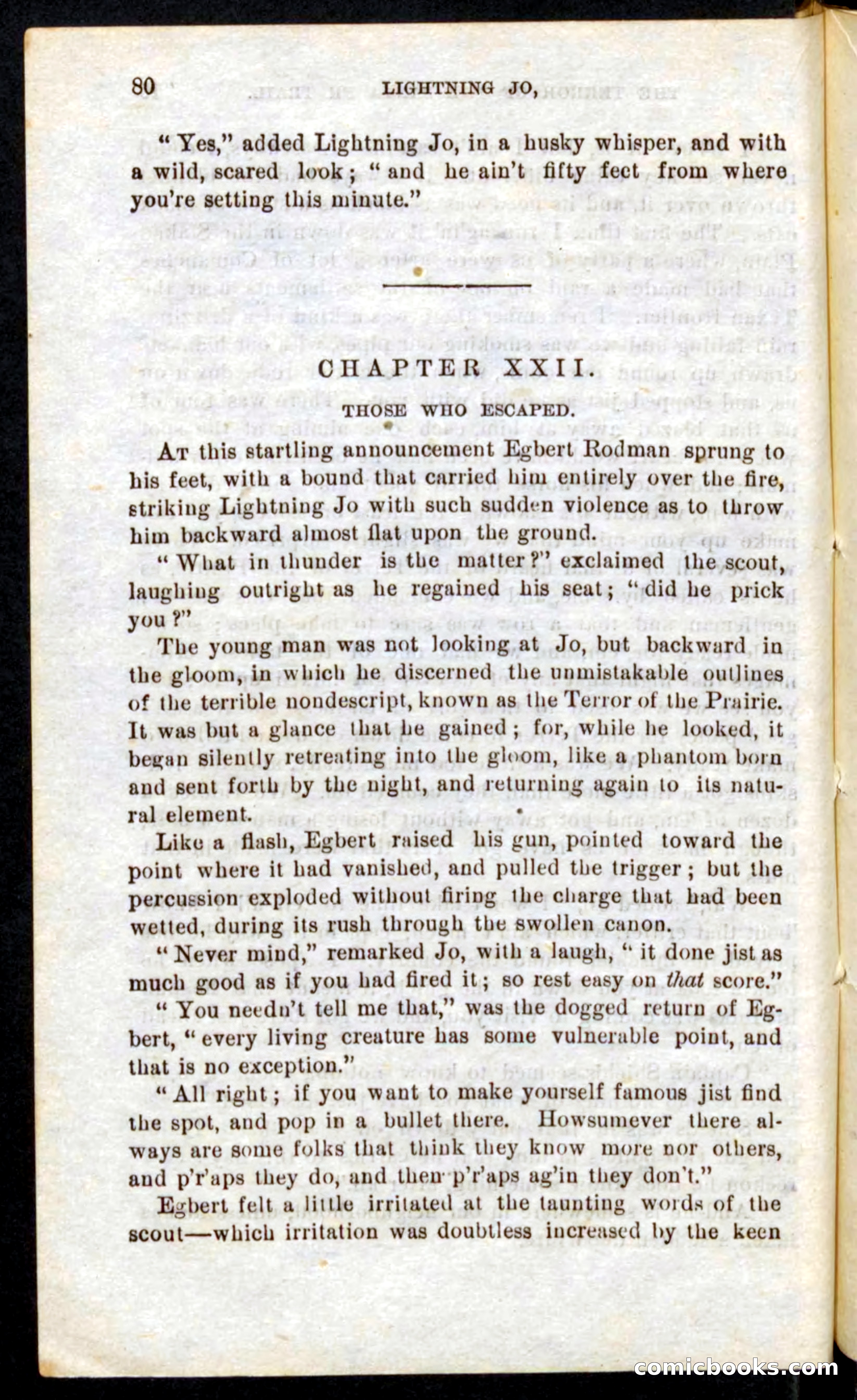 Beadle's Pocket Novels No. 9: Lightning Jo — page 76 of 100