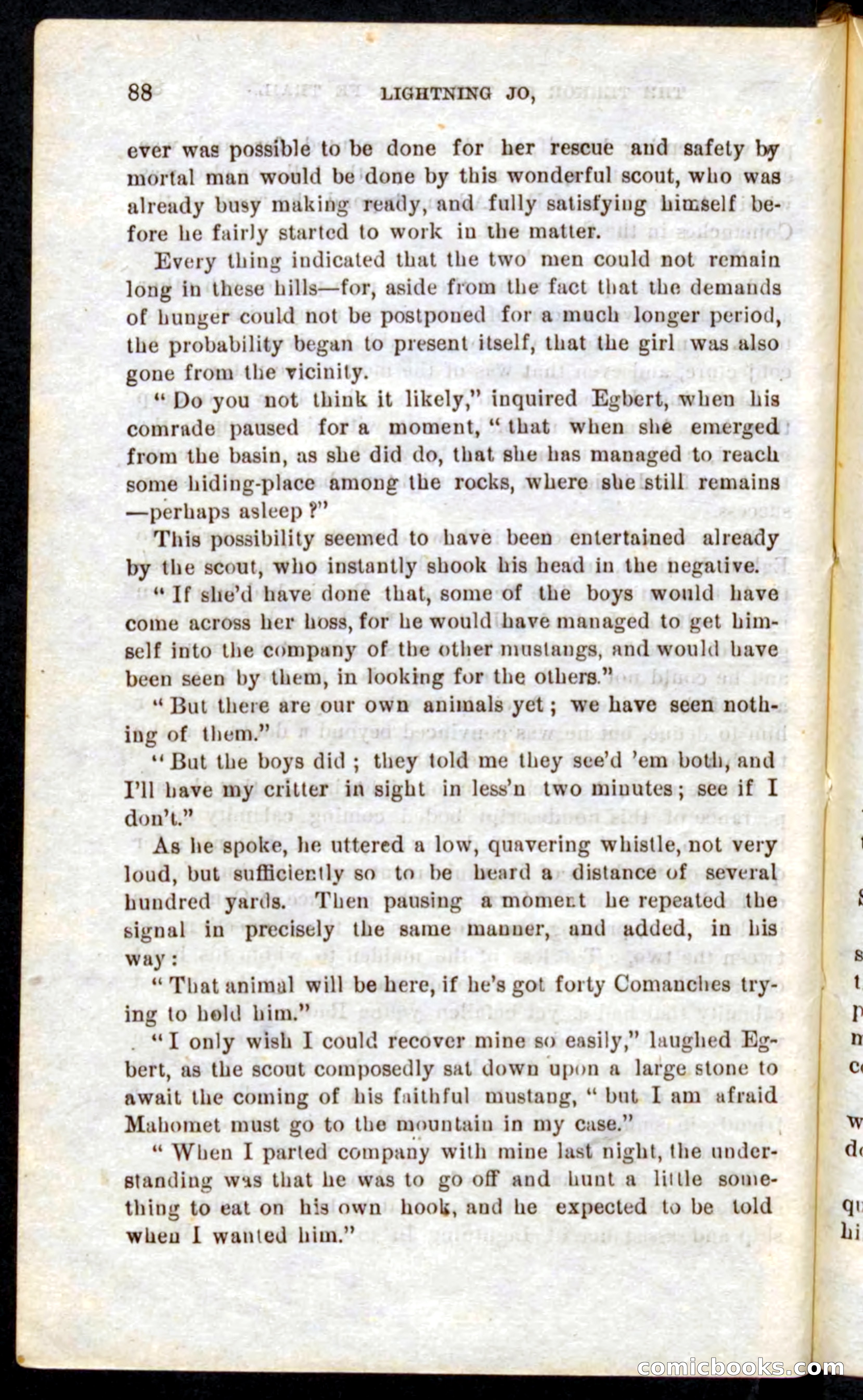 Beadle's Pocket Novels No. 9: Lightning Jo — page 84 of 100