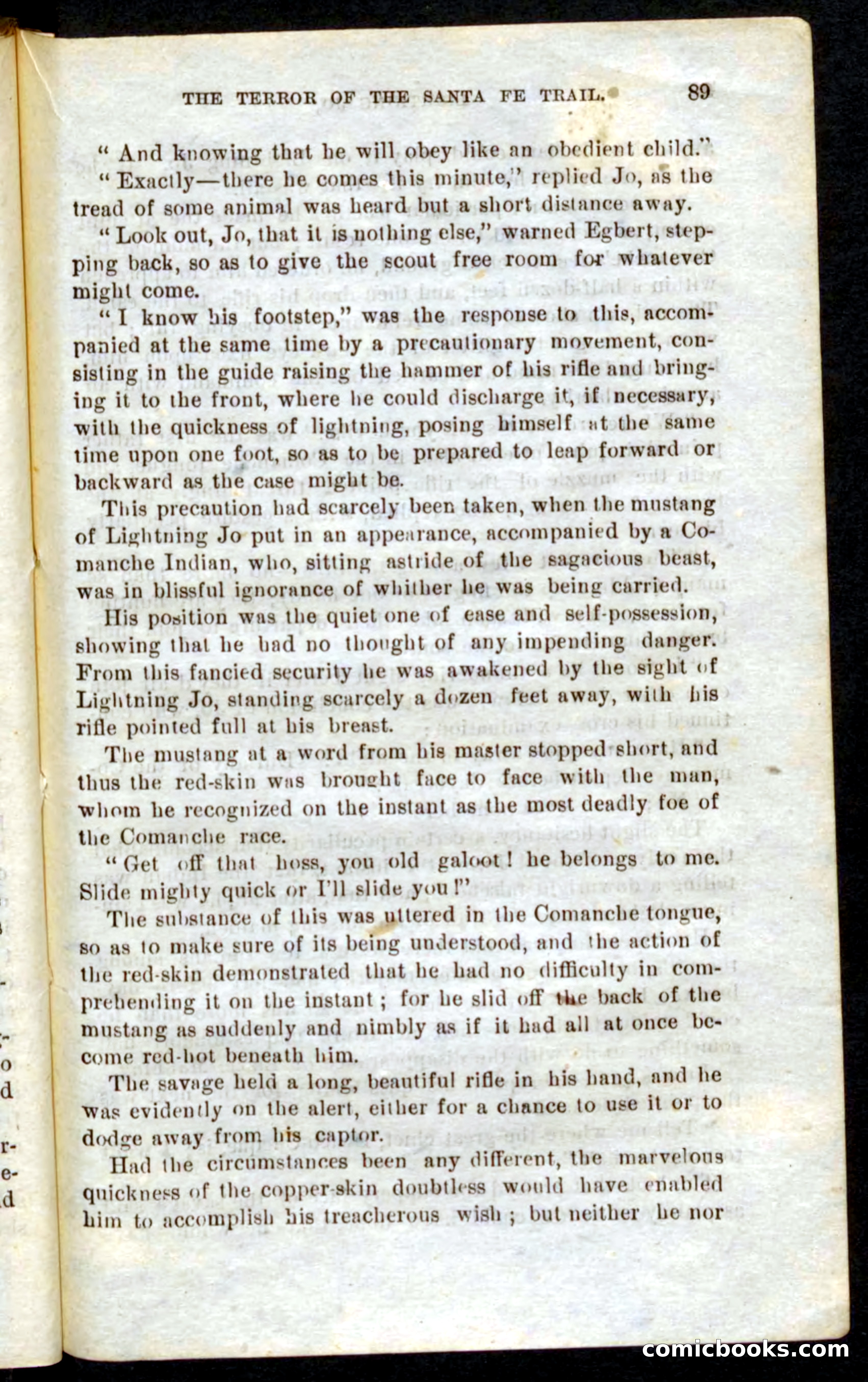 Beadle's Pocket Novels No. 9: Lightning Jo — page 85 of 100
