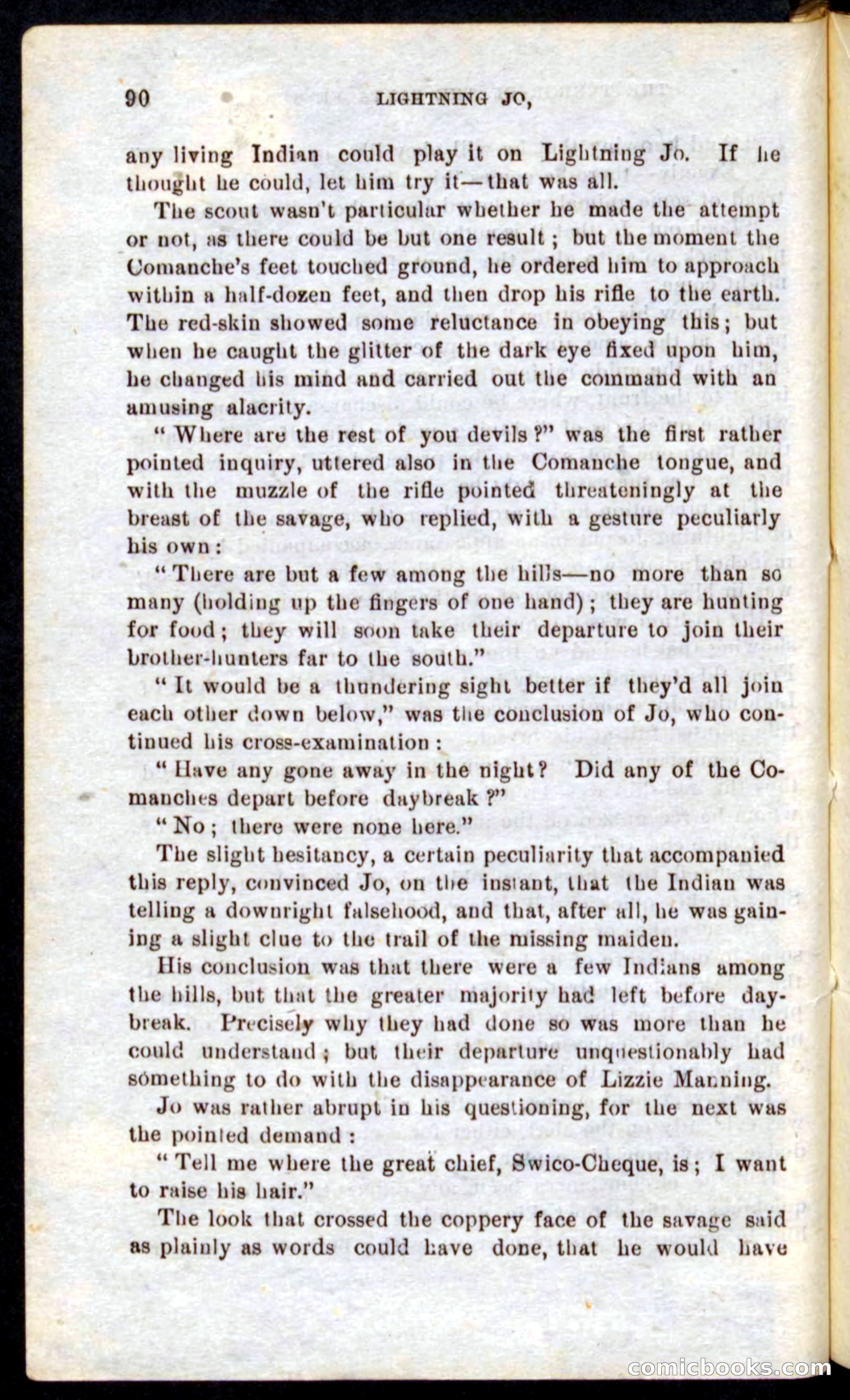 Beadle's Pocket Novels No. 9: Lightning Jo — page 86 of 100