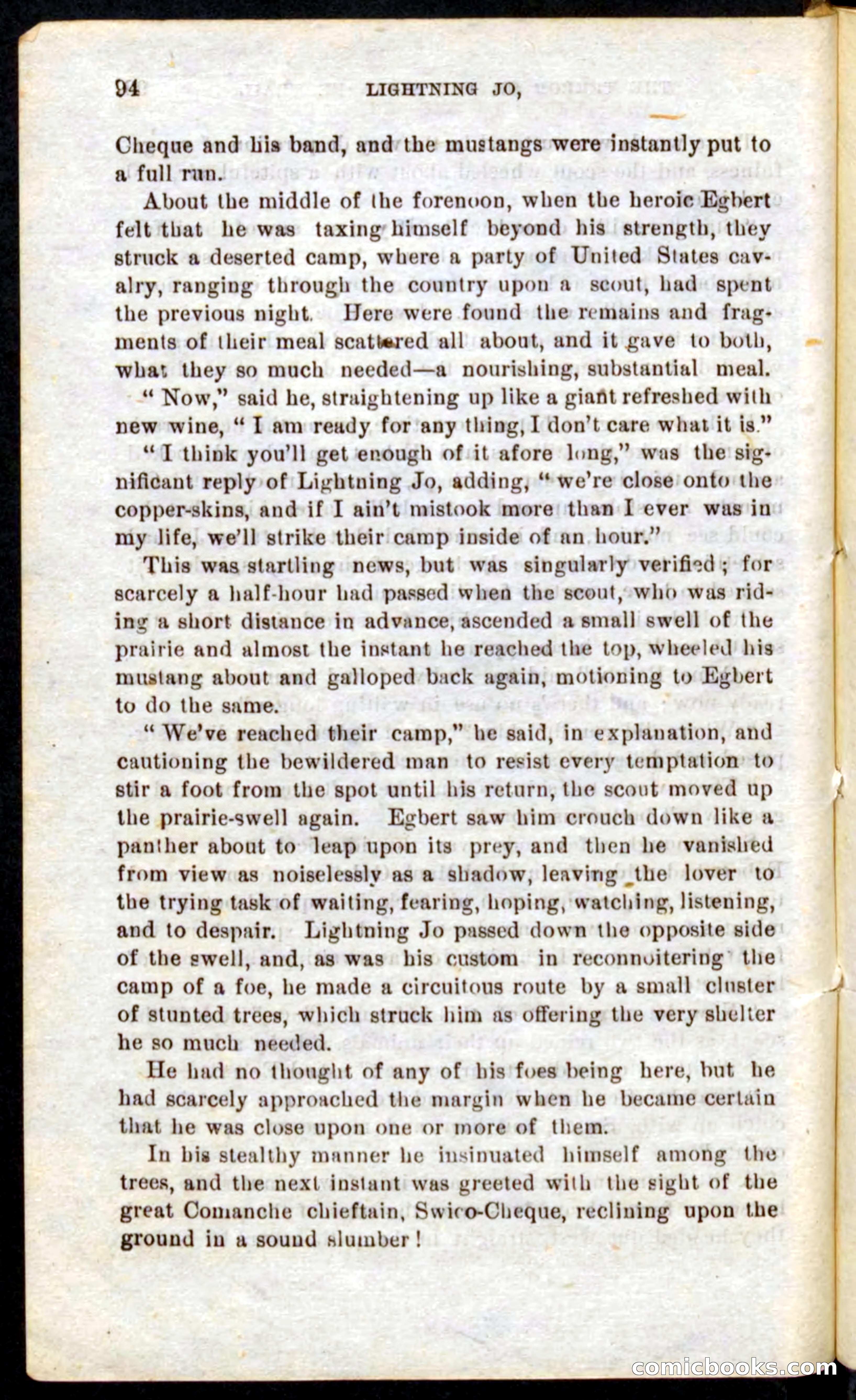 Beadle's Pocket Novels No. 9: Lightning Jo — page 90 of 100