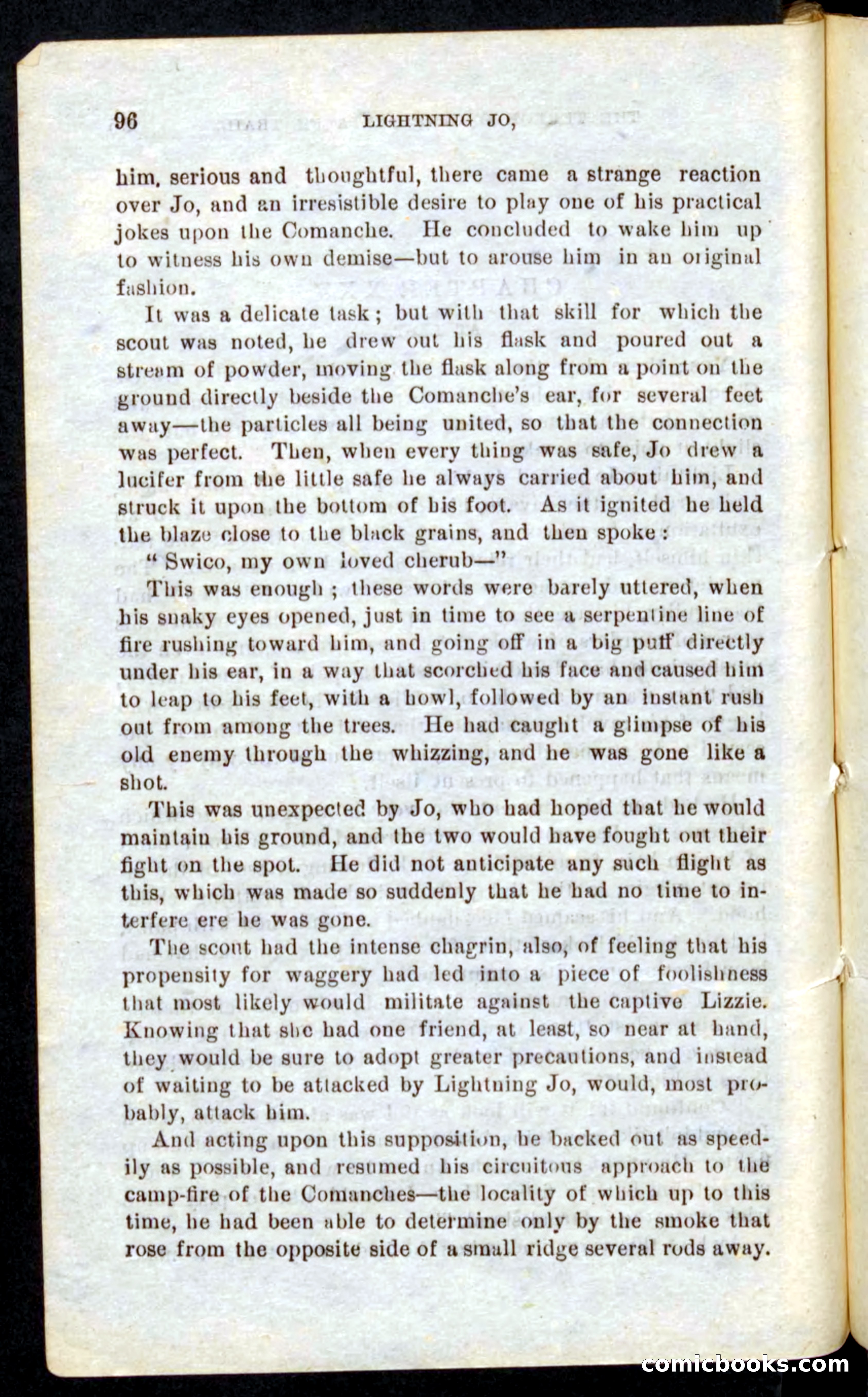 Beadle's Pocket Novels No. 9: Lightning Jo — page 92 of 100