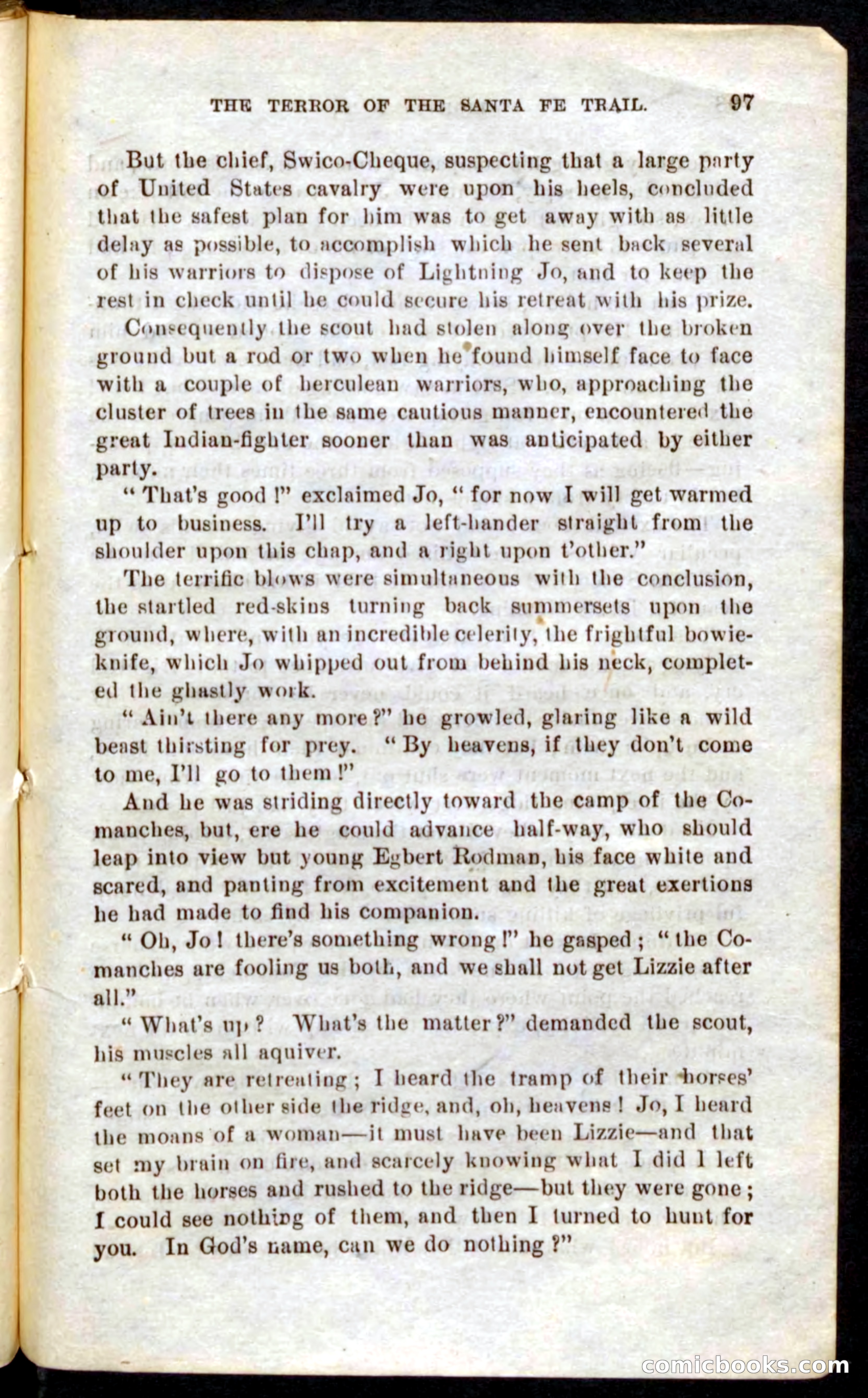 Beadle's Pocket Novels No. 9: Lightning Jo — page 93 of 100