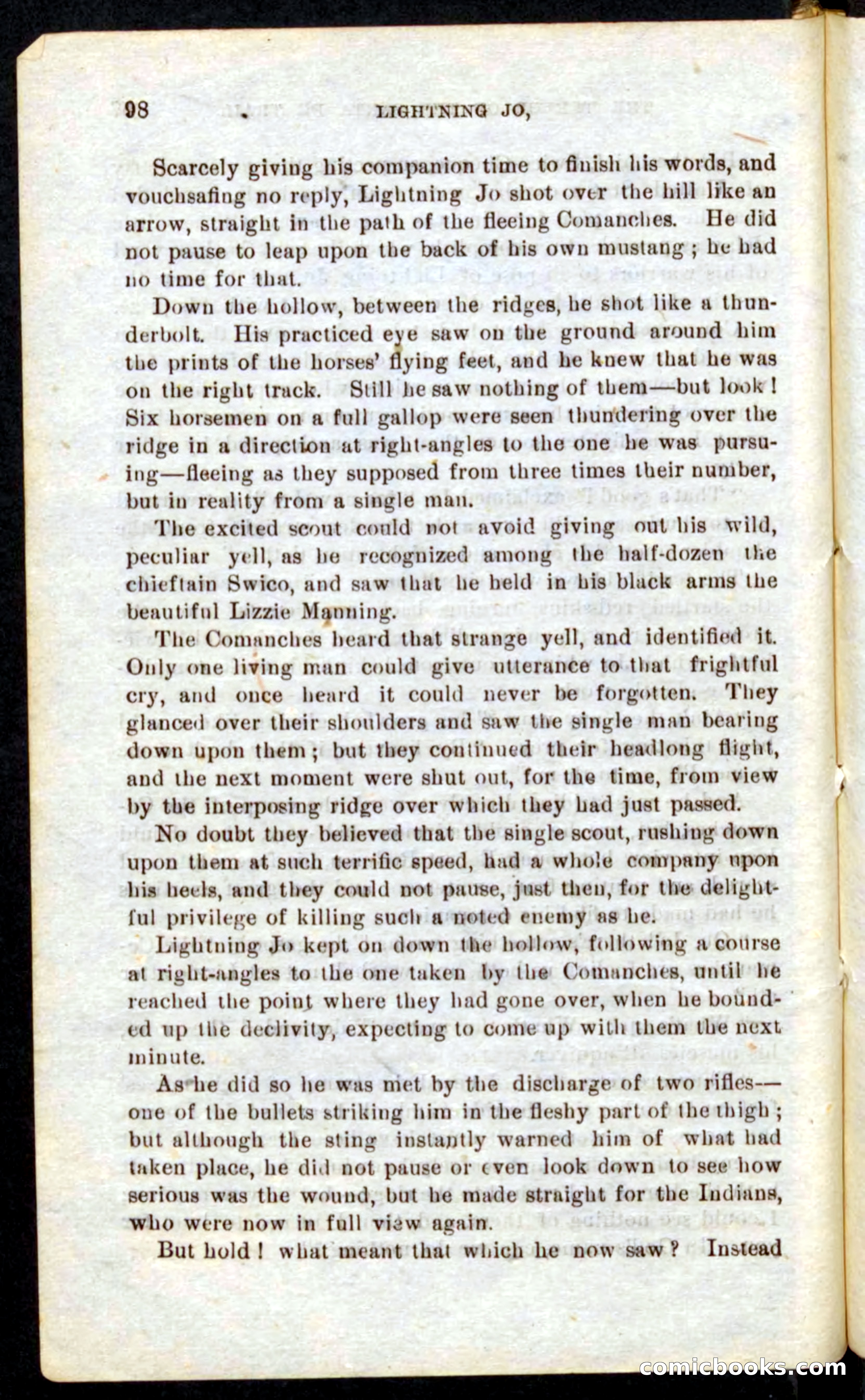 Beadle's Pocket Novels No. 9: Lightning Jo — page 94 of 100