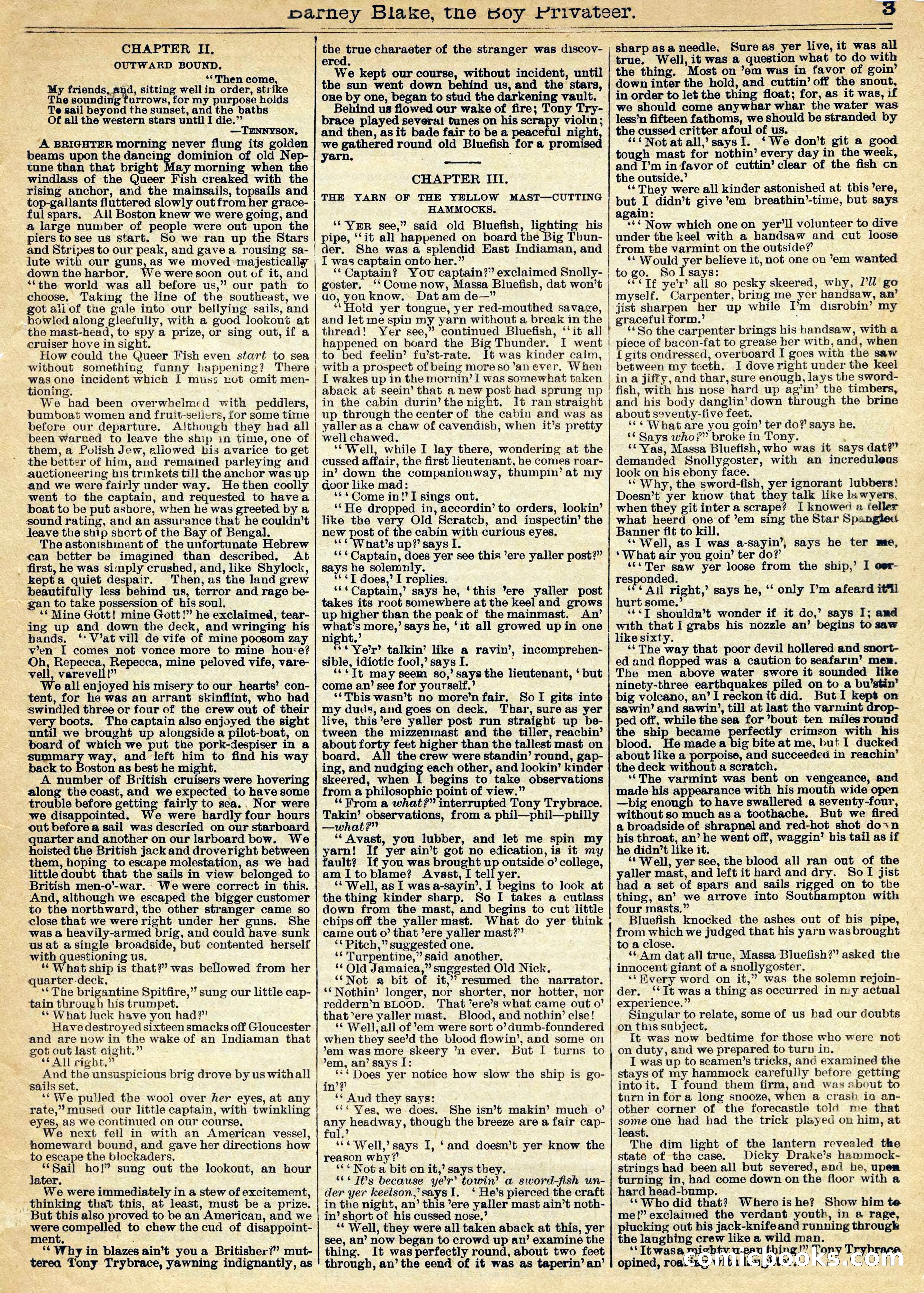 Beadle's Half Dime Library Vol. XL, No. 1020 — page 3 of 16