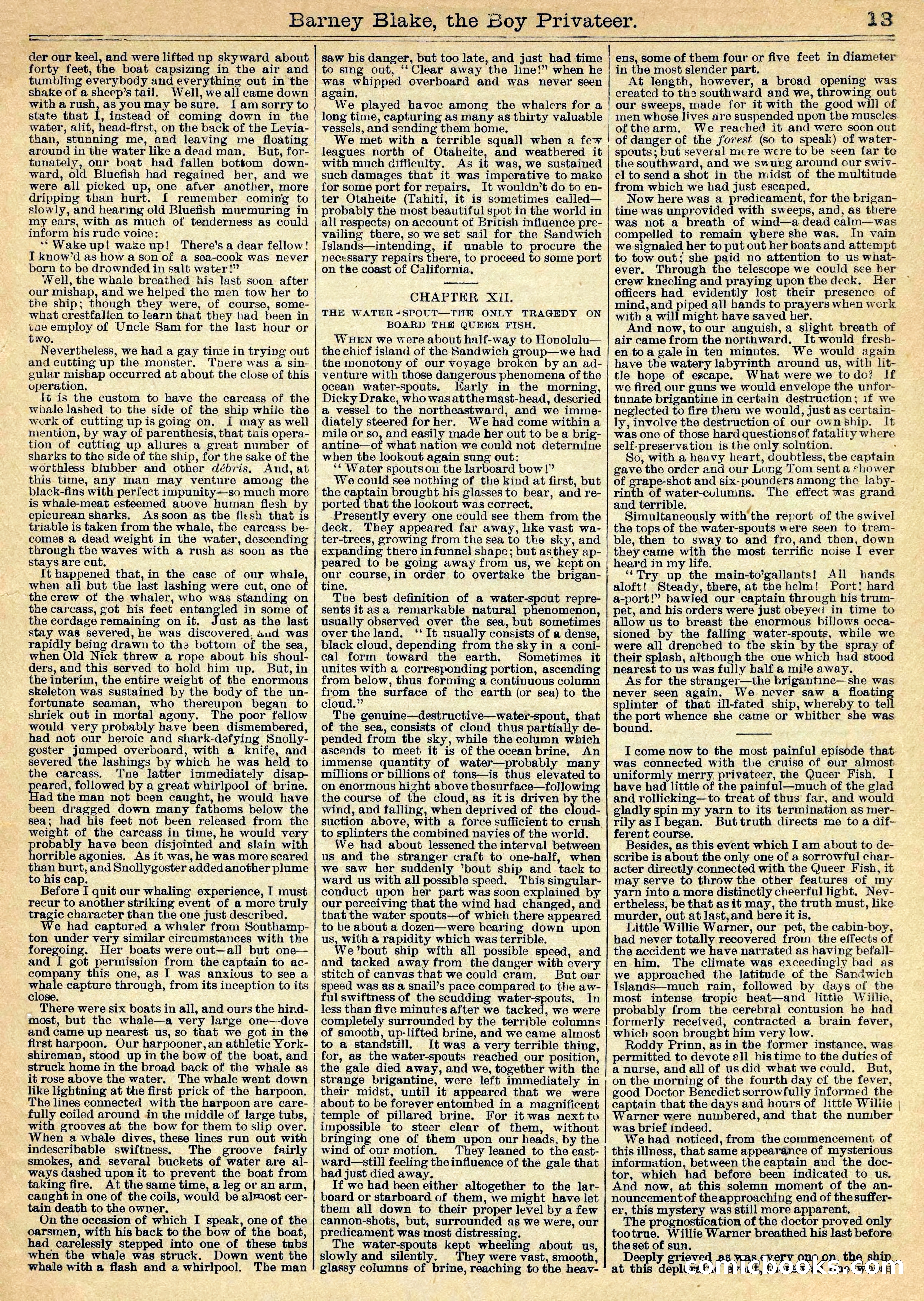 Beadle's Half Dime Library Vol. XL, No. 1020 — page 13 of 16
