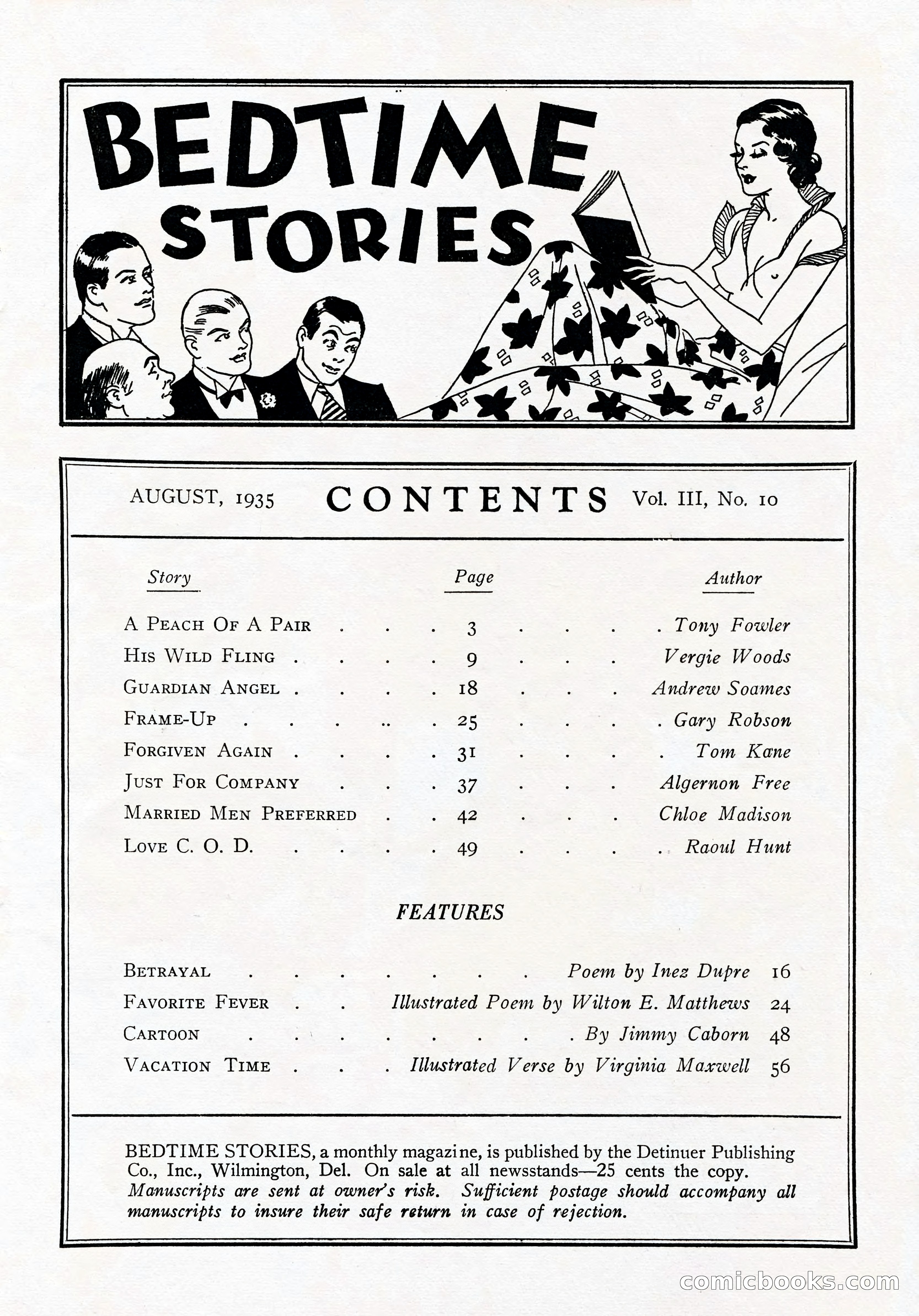 Bedtime Stories, August 1935 — page 3 of 67