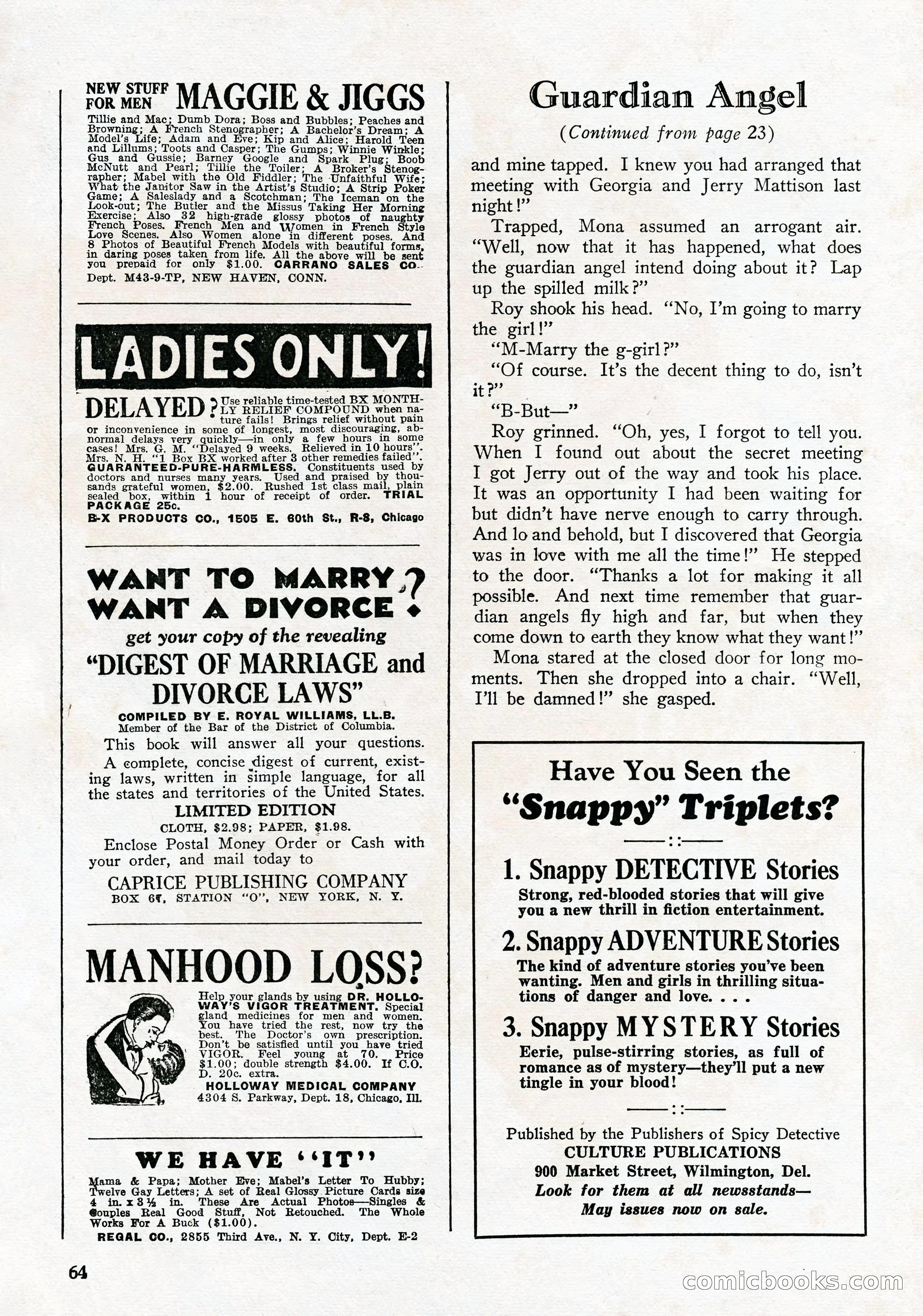 Bedtime Stories, August 1935 — page 64 of 67