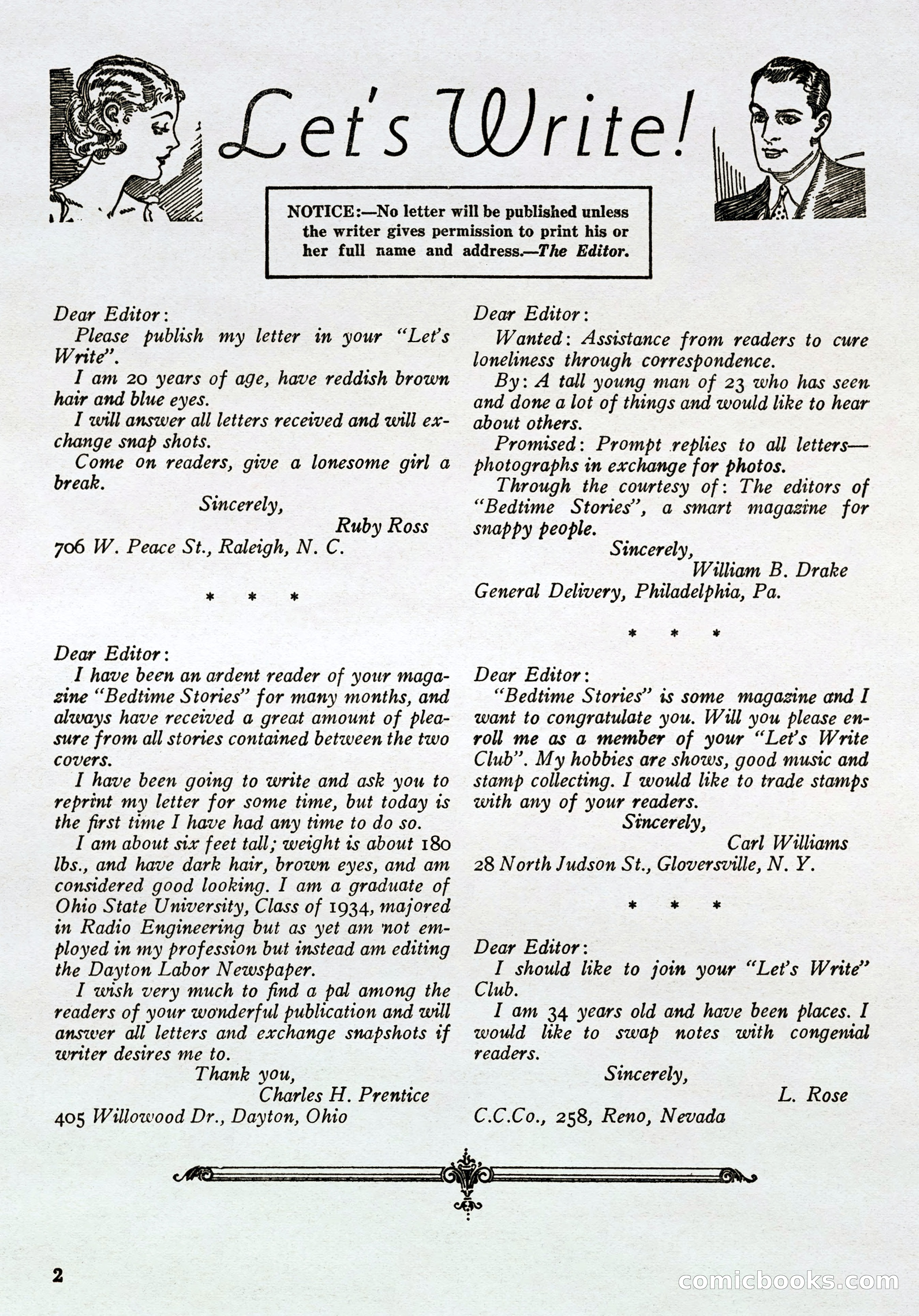 Bedtime Stories, August 1936 — page 4 of 68