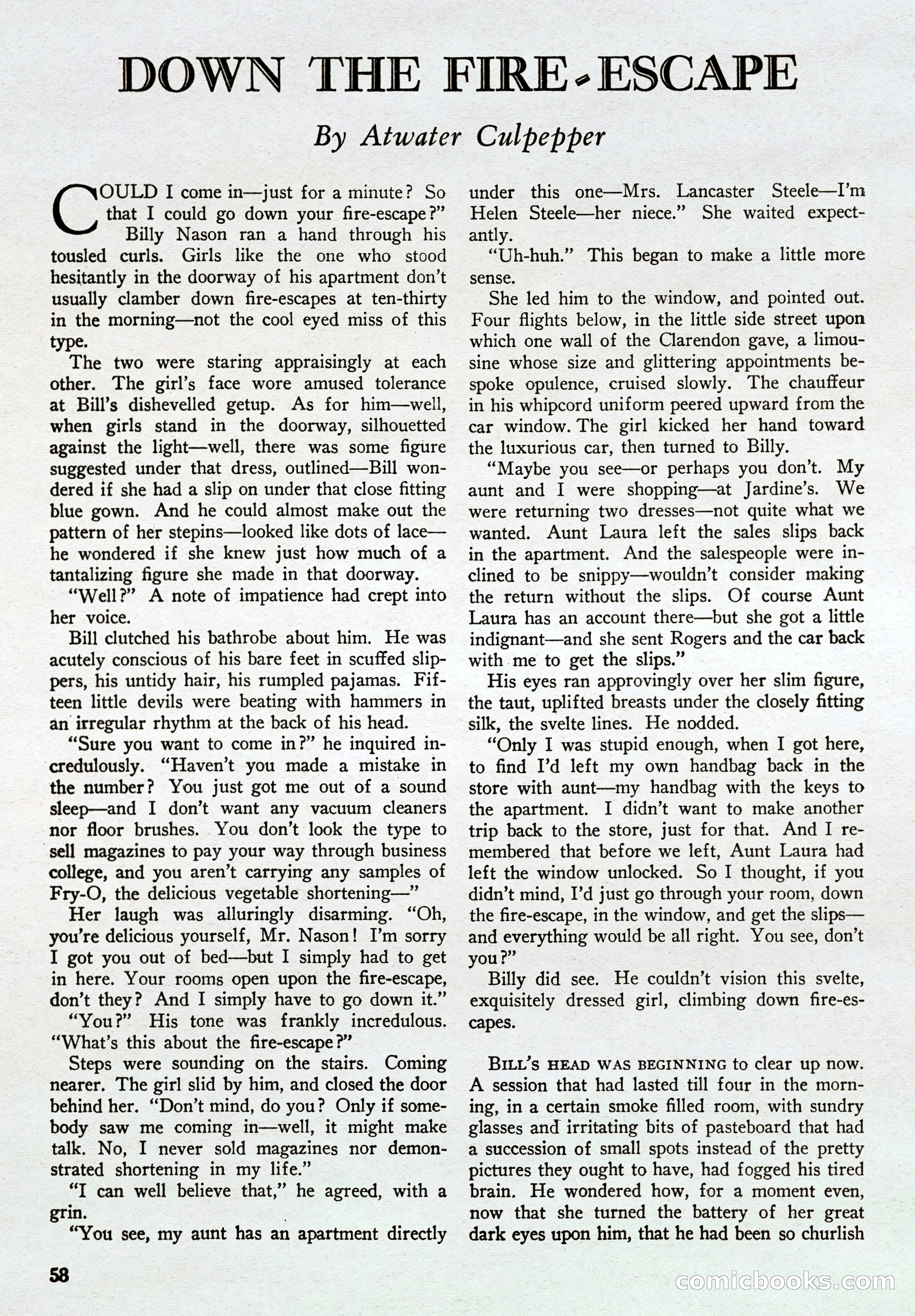 Bedtime Stories, August 1936 — page 60 of 68