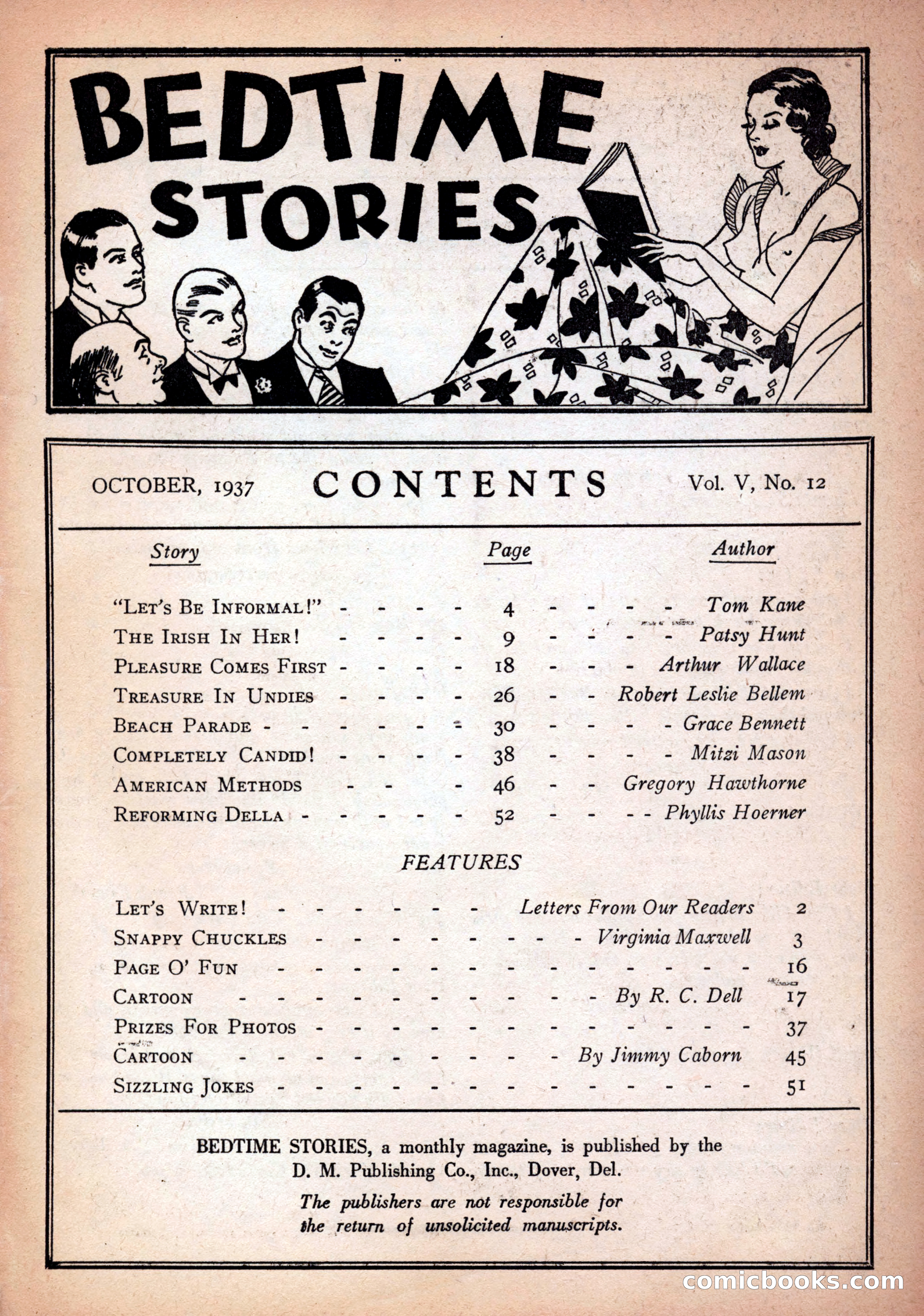 Bedtime Stories, October 1937 — page 3 of 68