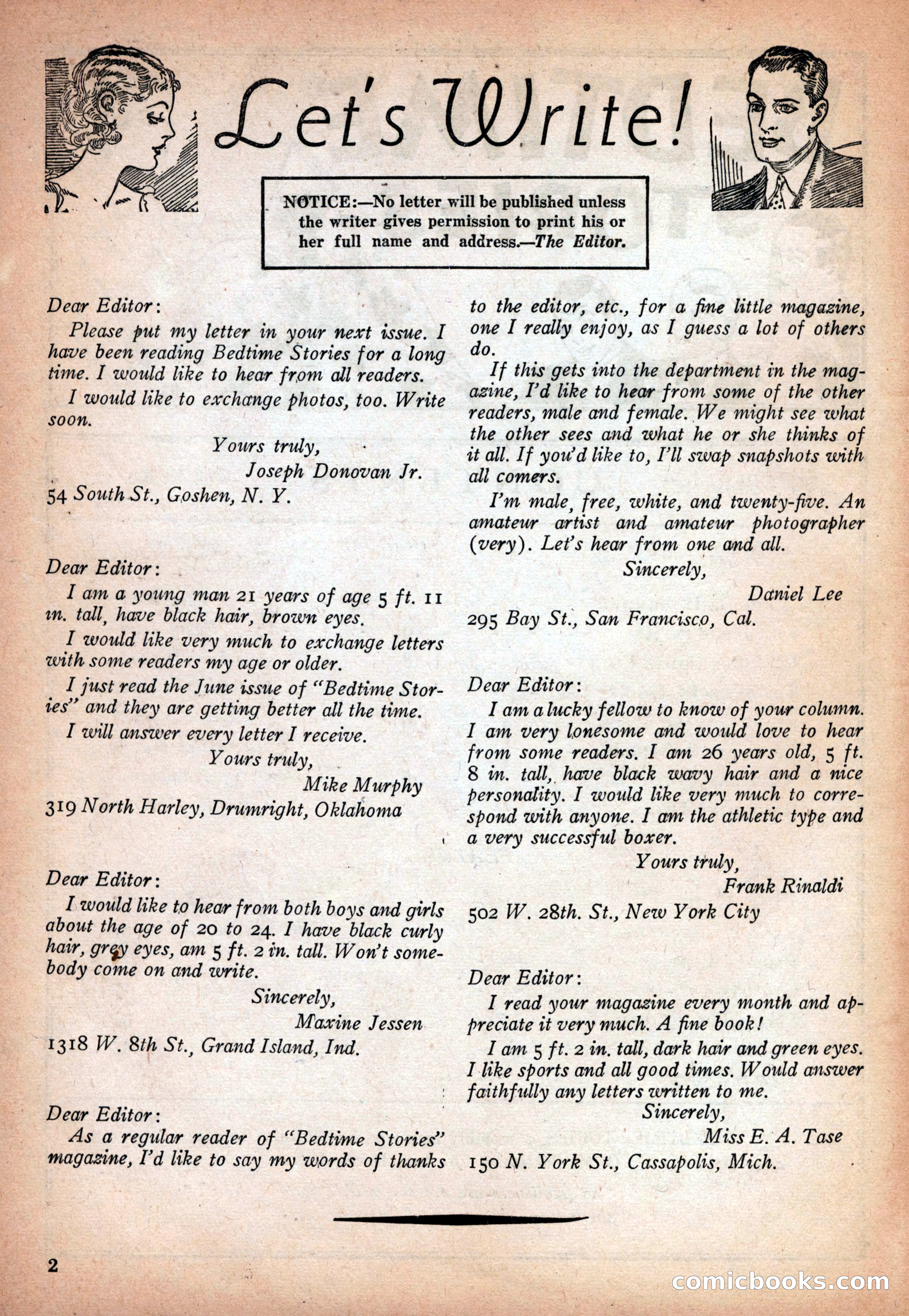 Bedtime Stories, October 1937 — page 4 of 68