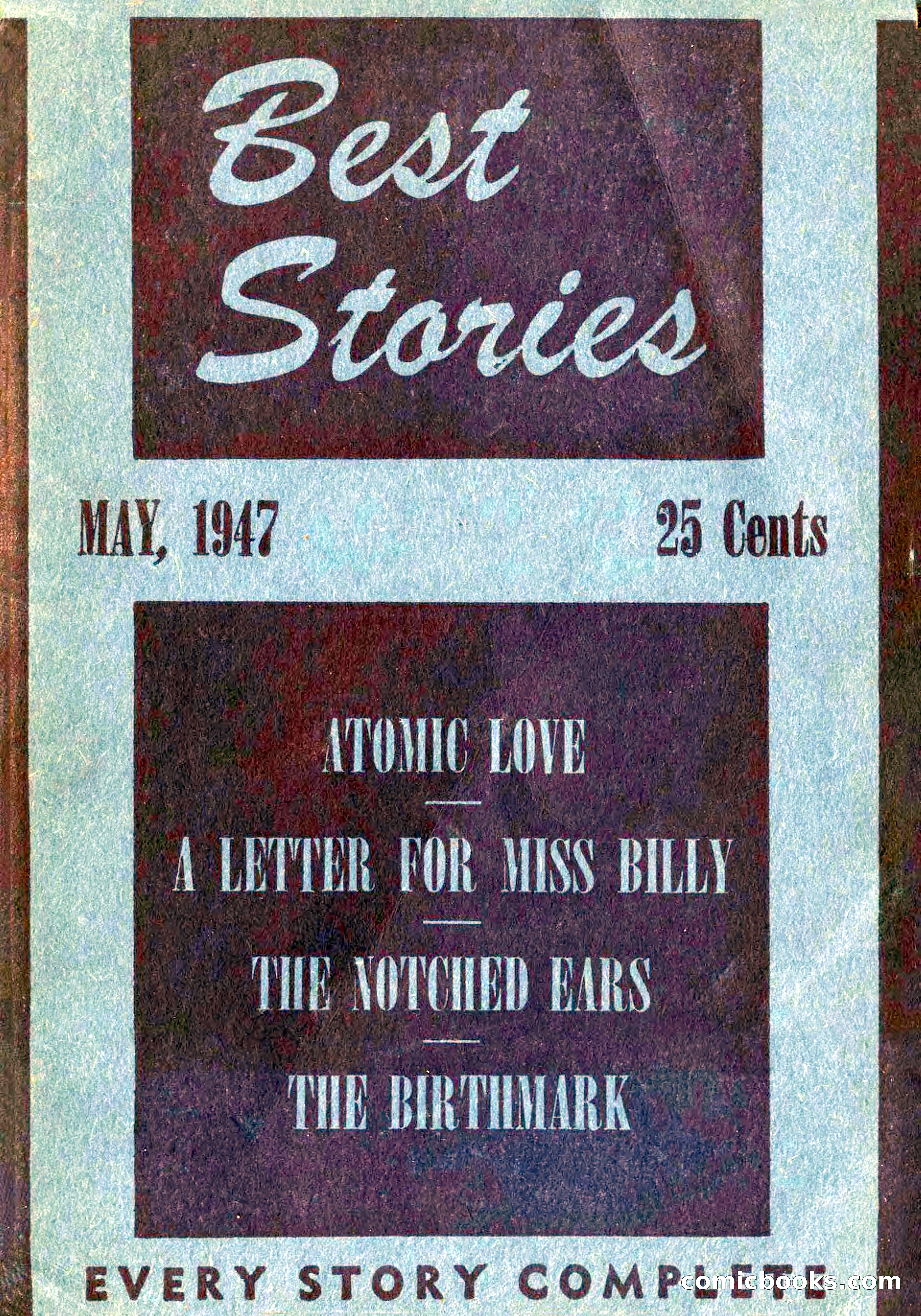 Best Stories, May 1947