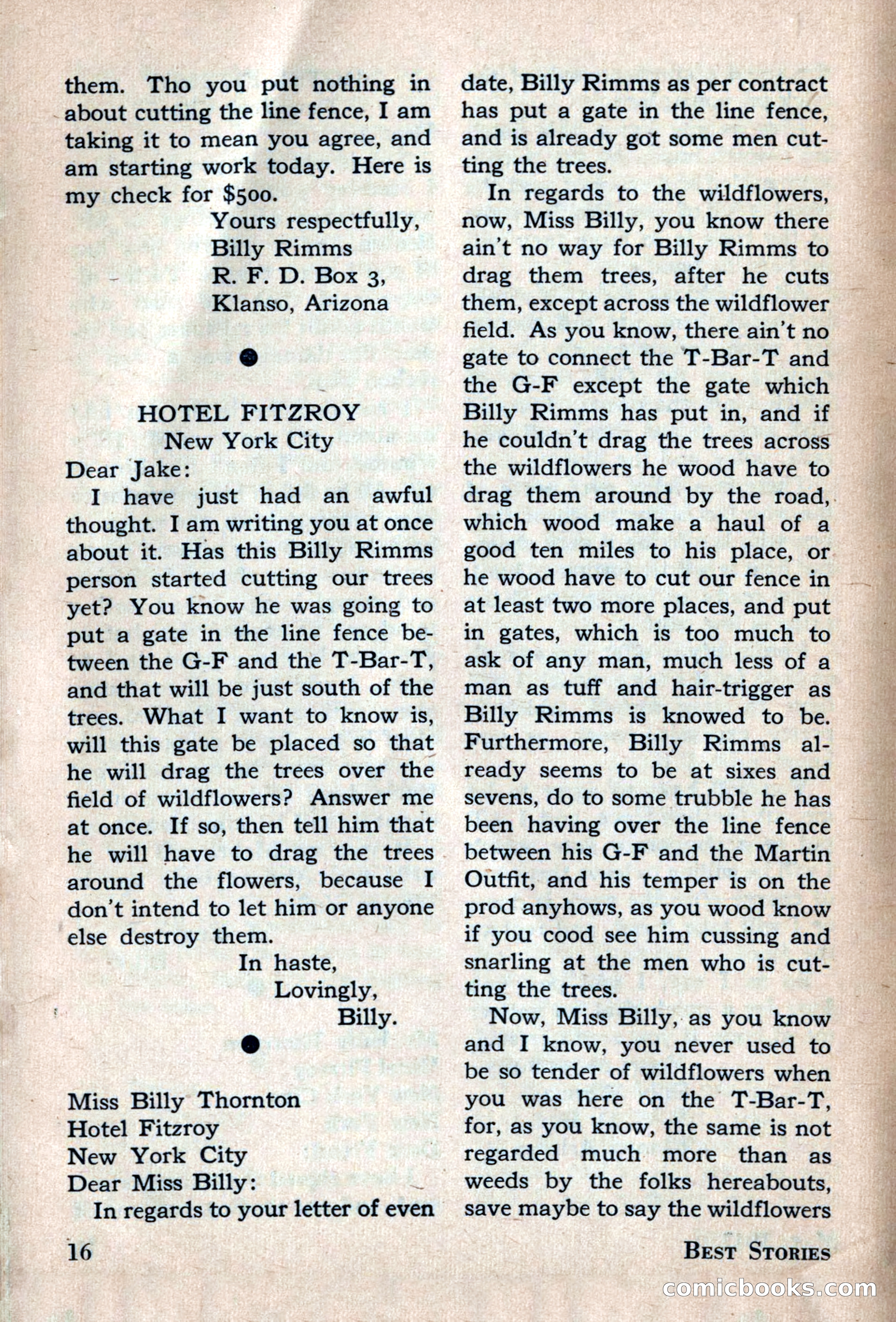 Best Stories, May 1947 — page 16 of 52