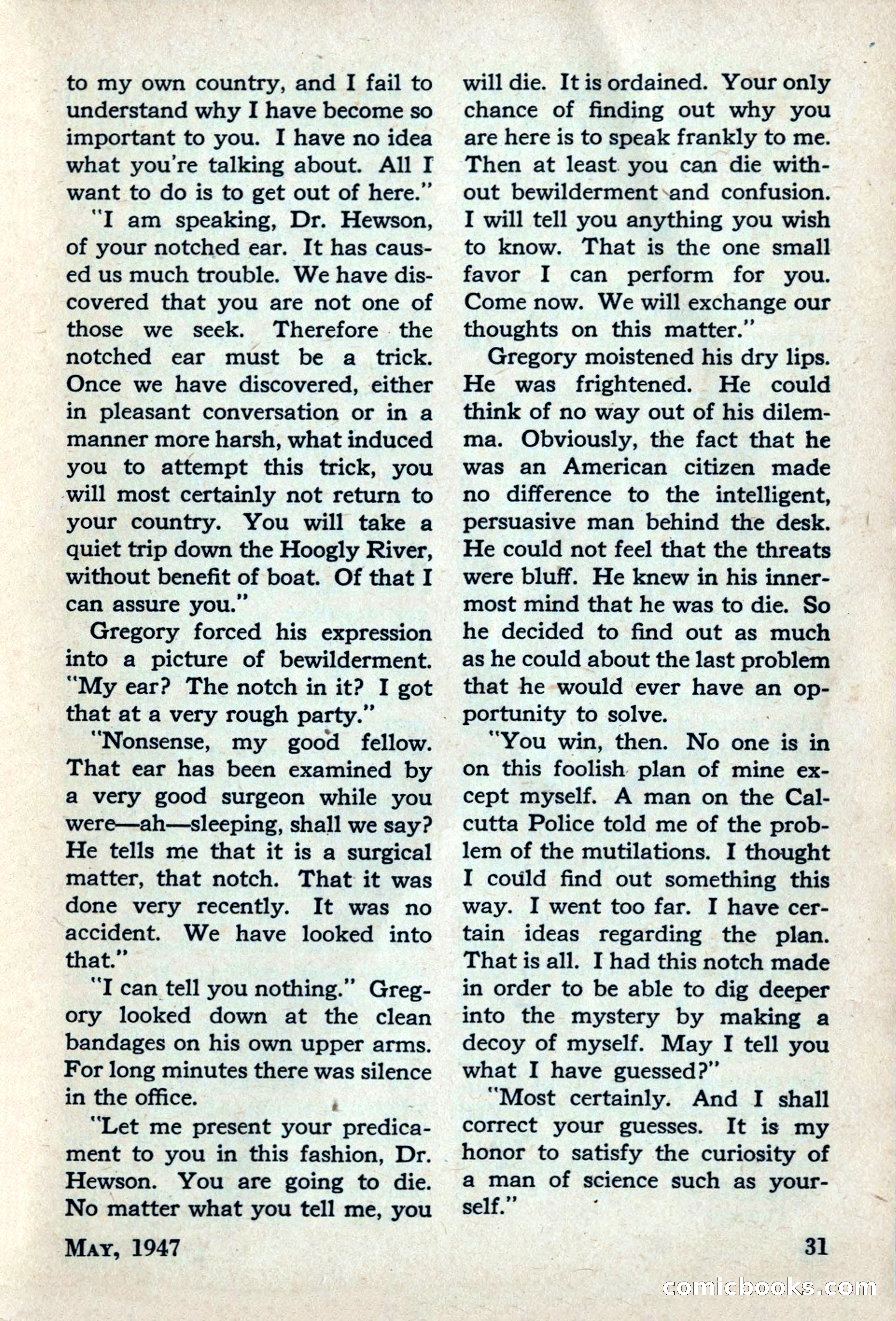 Best Stories, May 1947 — page 31 of 52