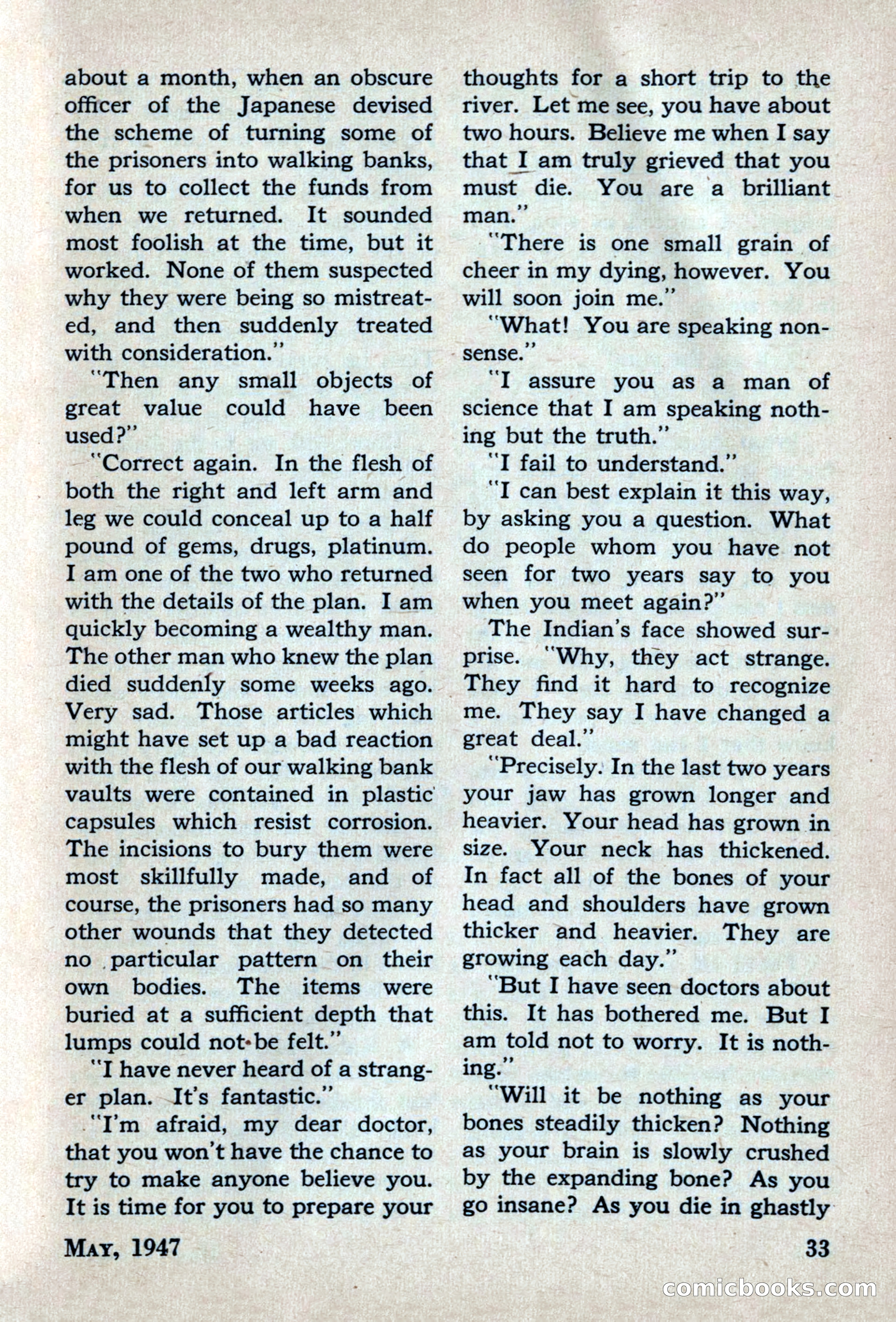 Best Stories, May 1947 — page 33 of 52