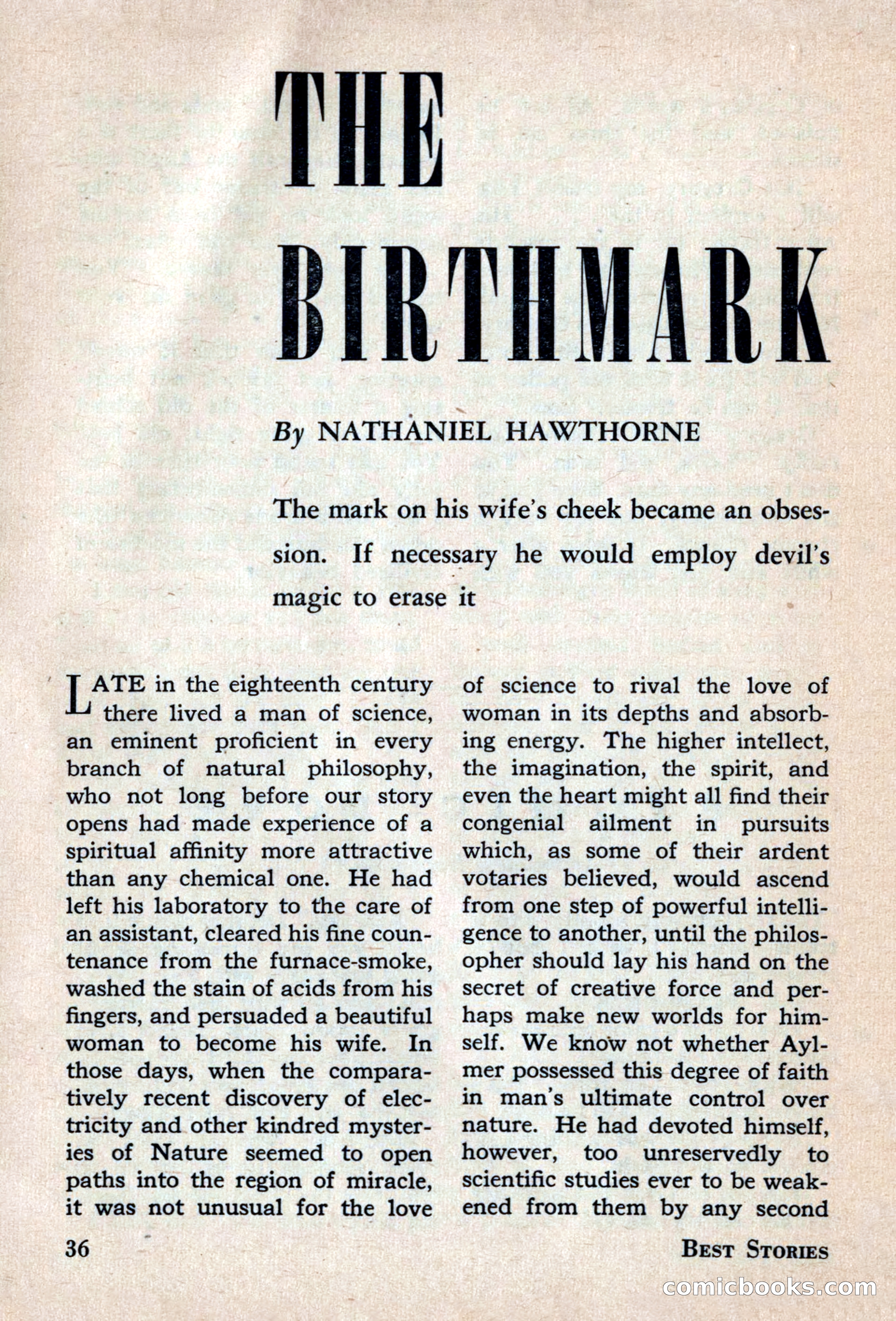 Best Stories, May 1947 — page 36 of 52