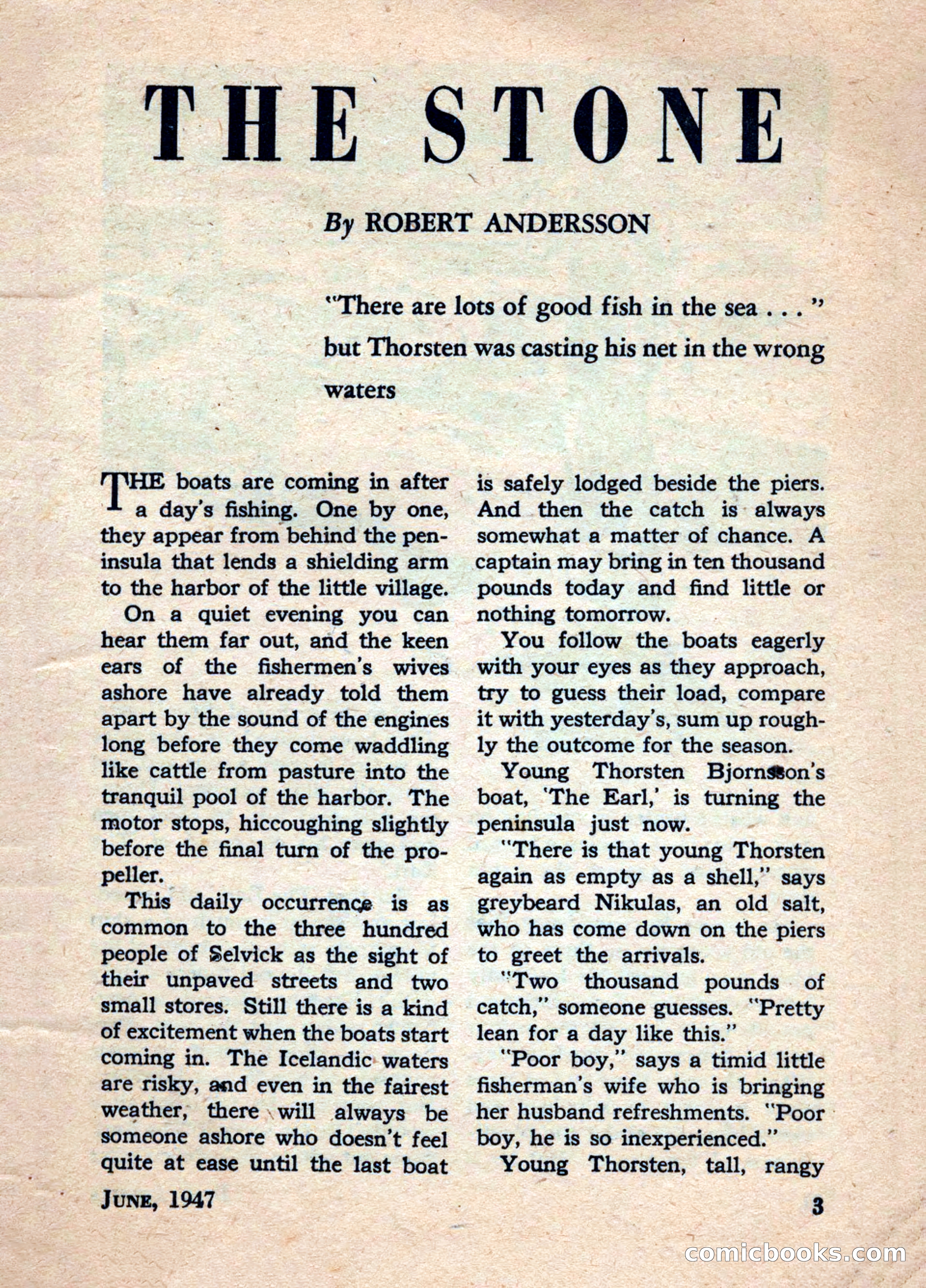 Best Stories, June 1947 — page 3 of 52