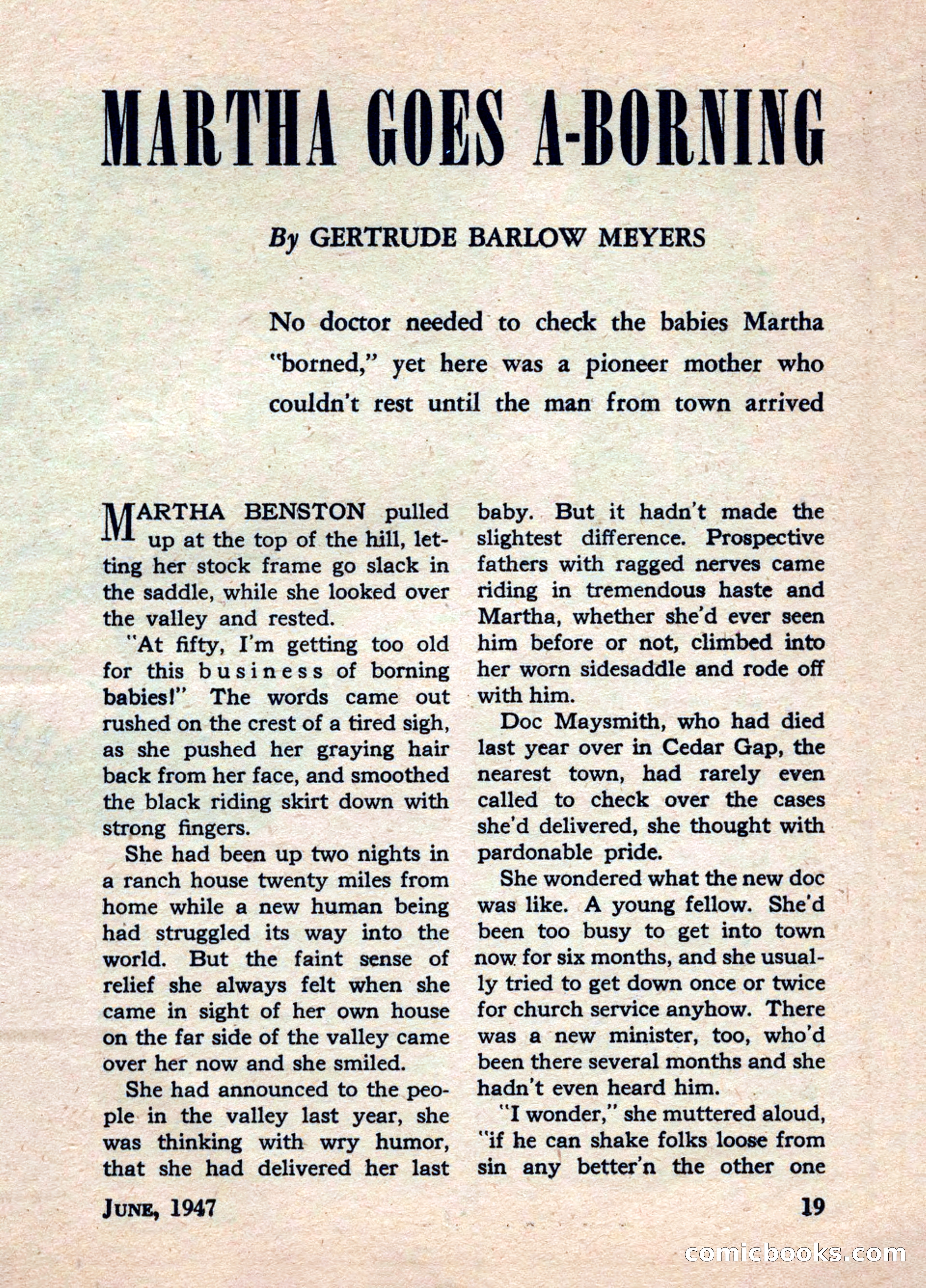 Best Stories, June 1947 — page 19 of 52