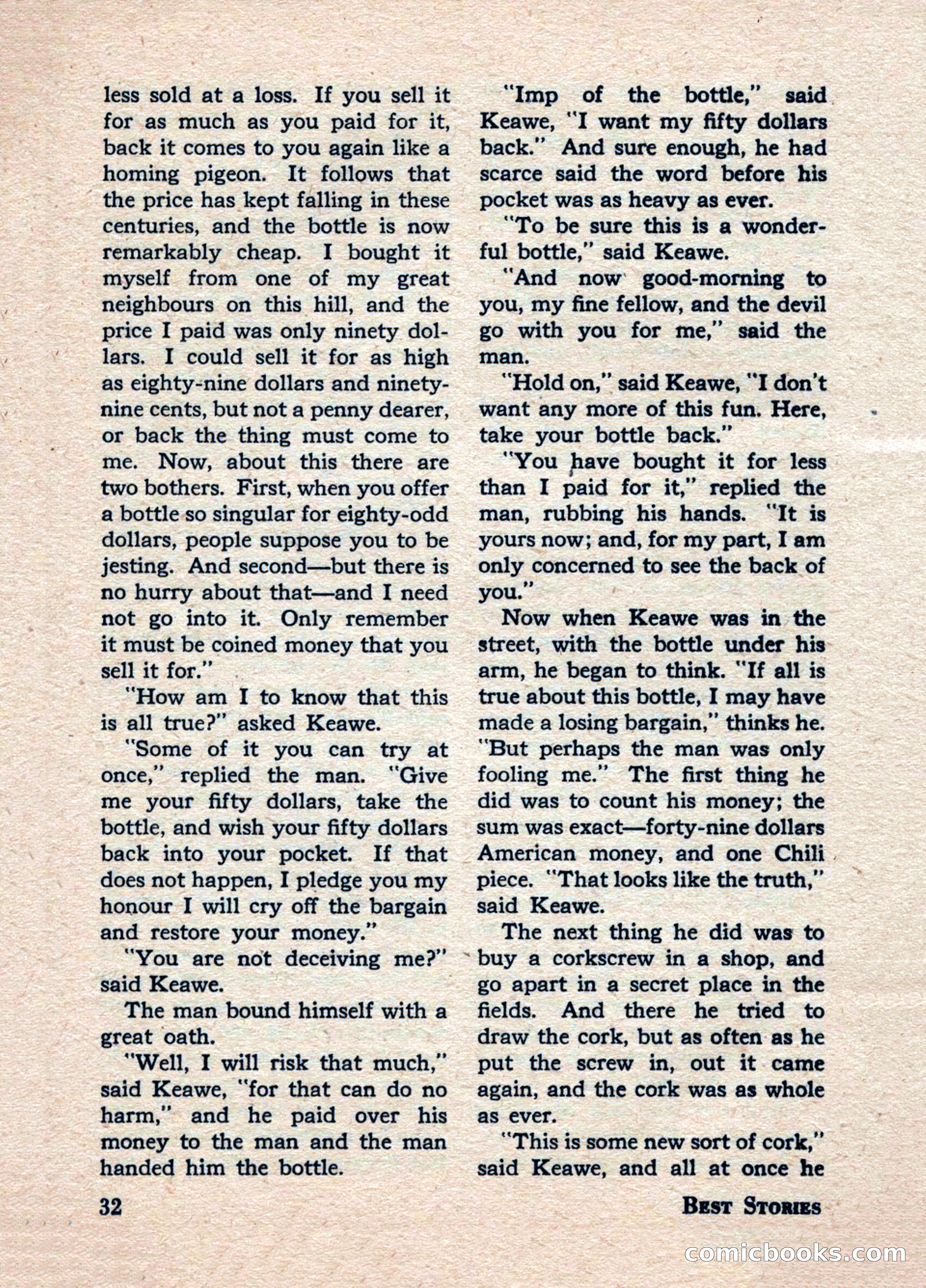 Best Stories, June 1947 — page 32 of 52