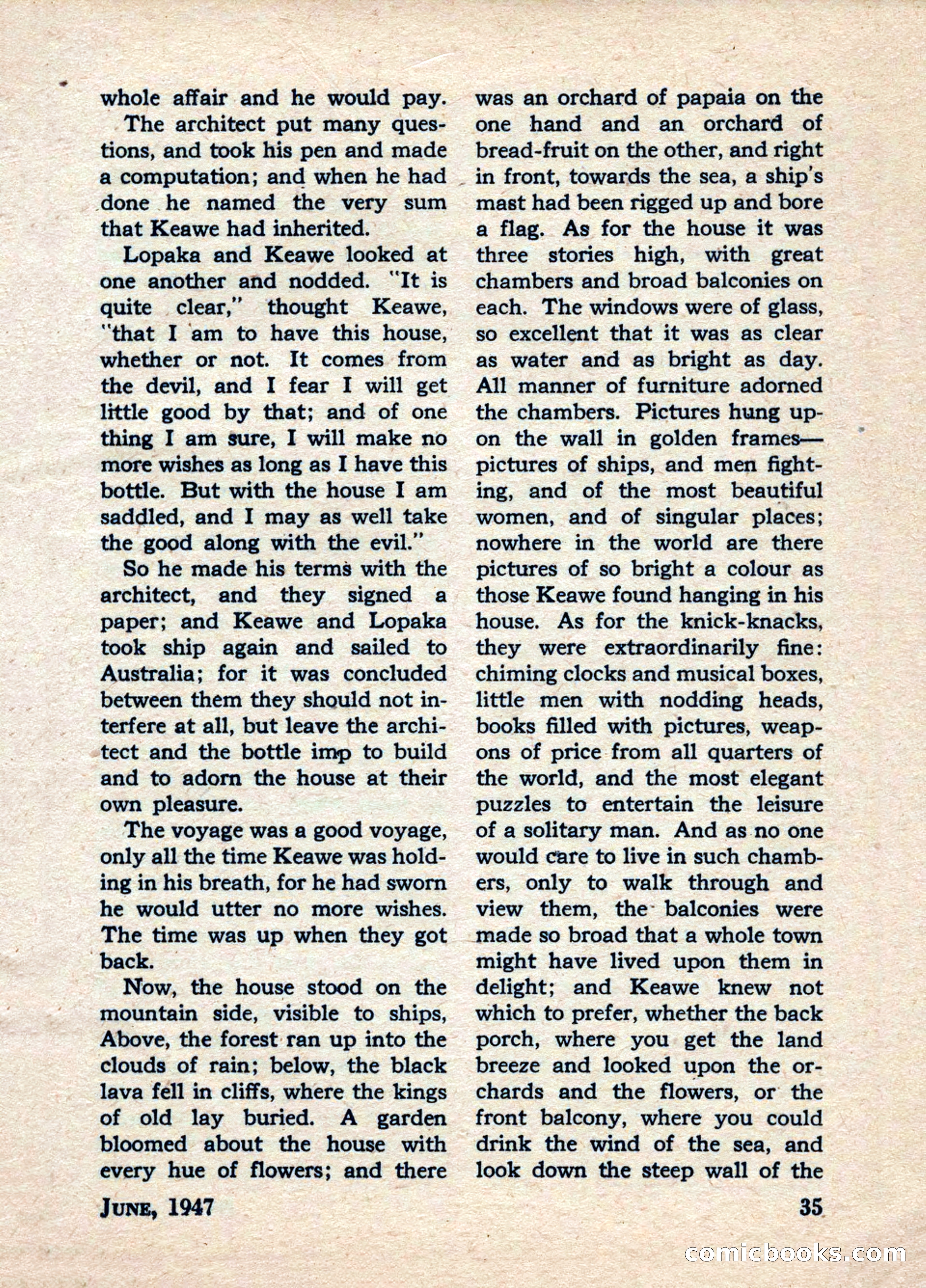 Best Stories, June 1947 — page 35 of 52