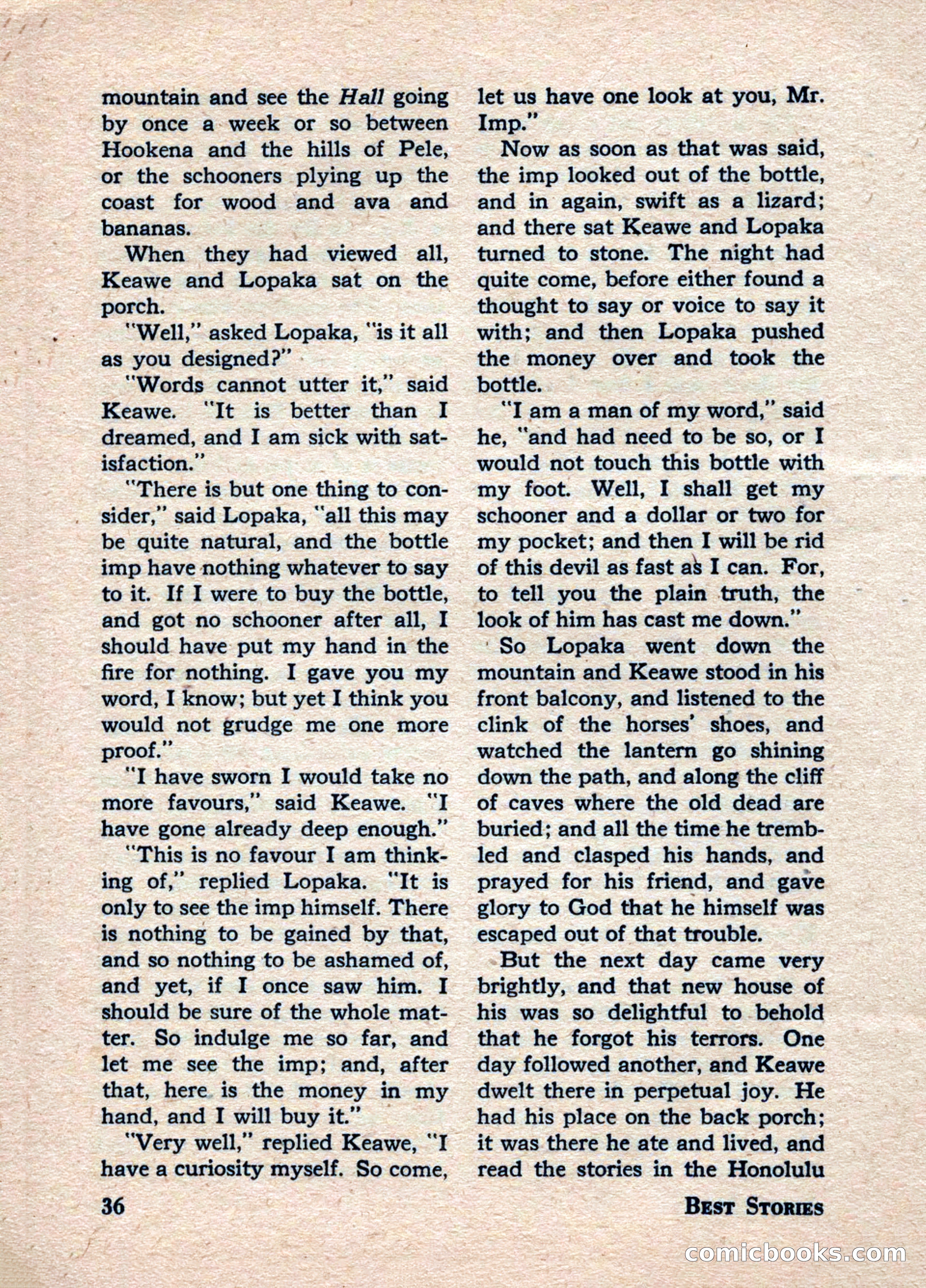 Best Stories, June 1947 — page 36 of 52