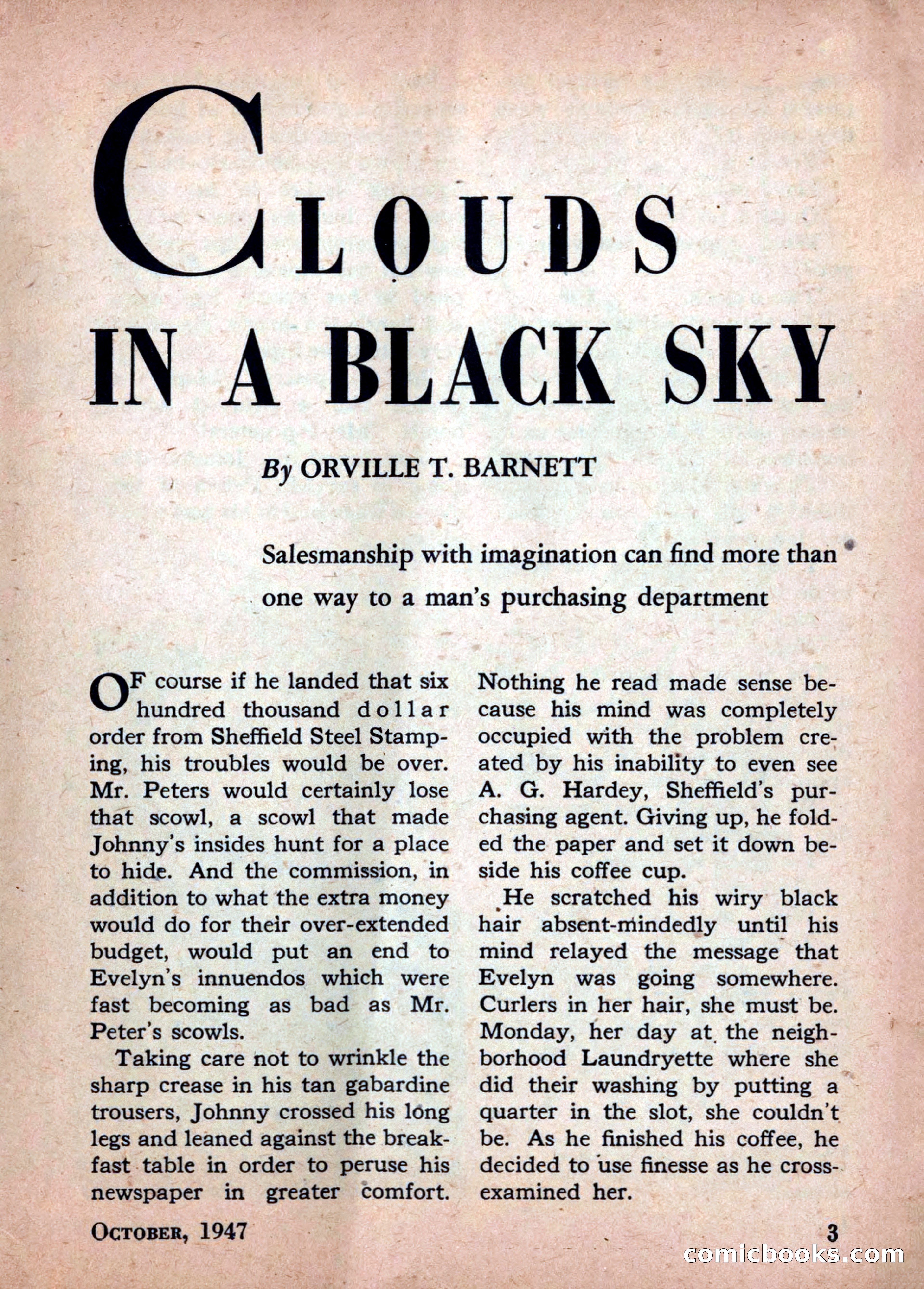 Best Stories, October 1947 — page 3 of 52