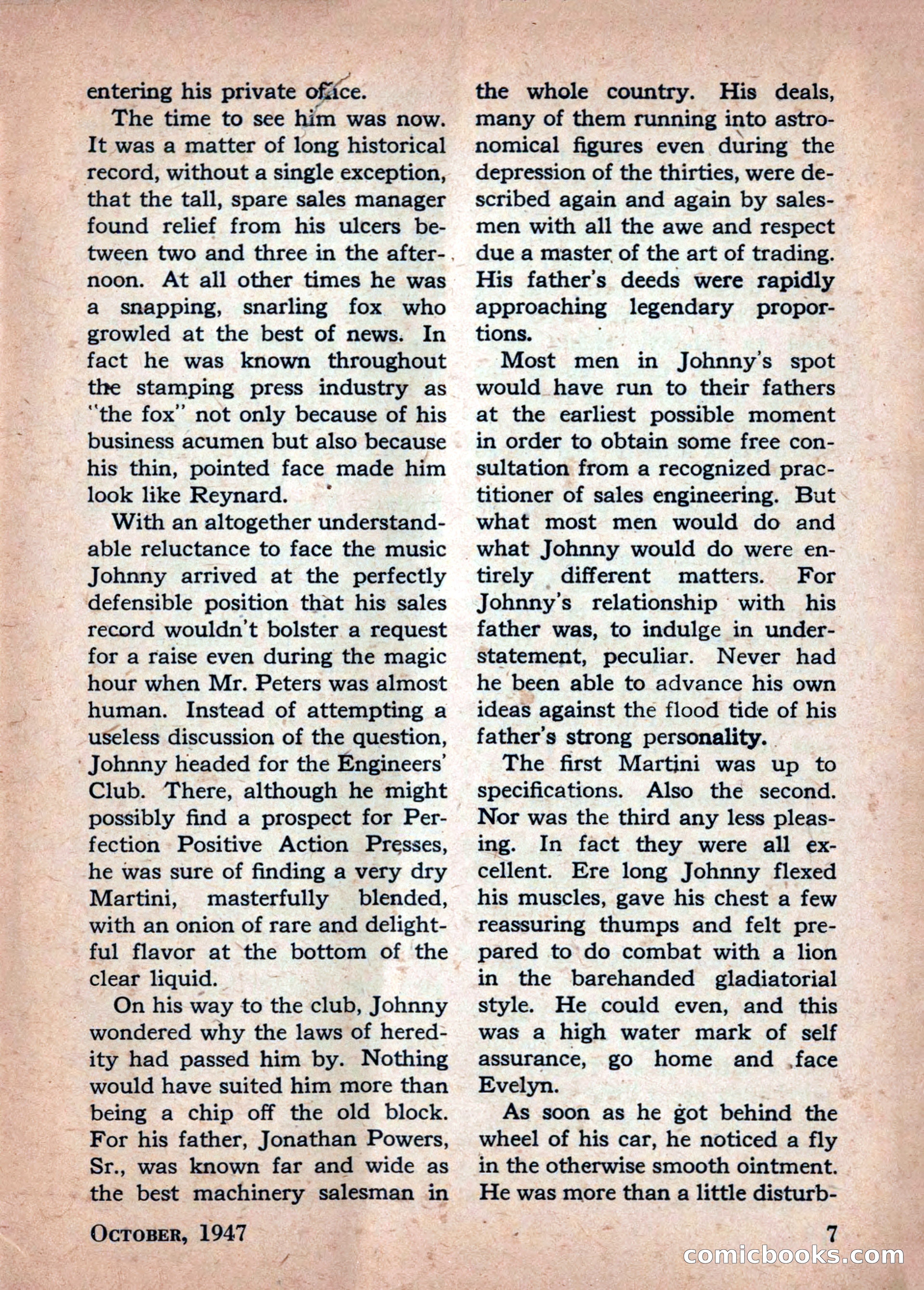 Best Stories, October 1947 — page 7 of 52