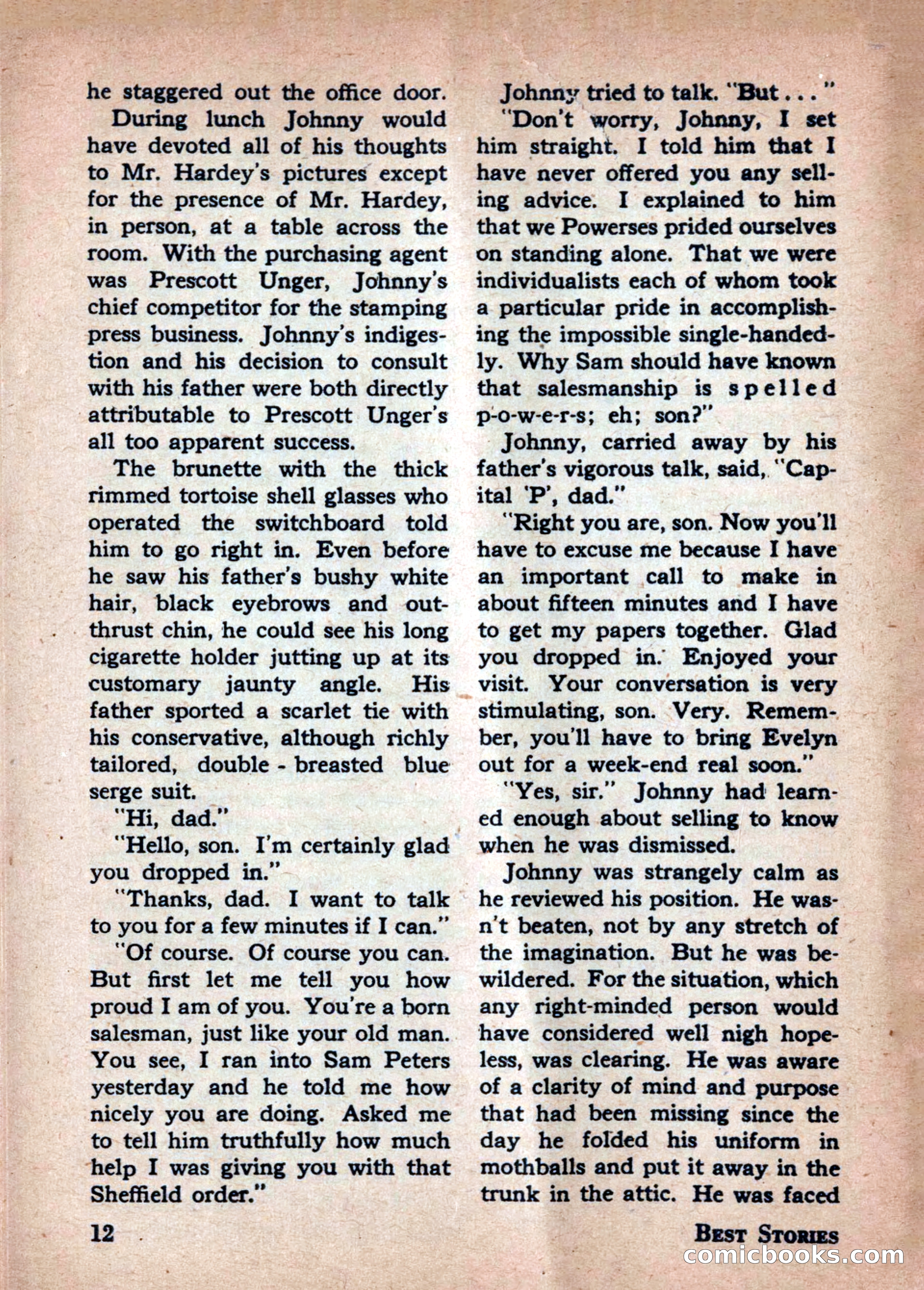 Best Stories, October 1947 — page 12 of 52