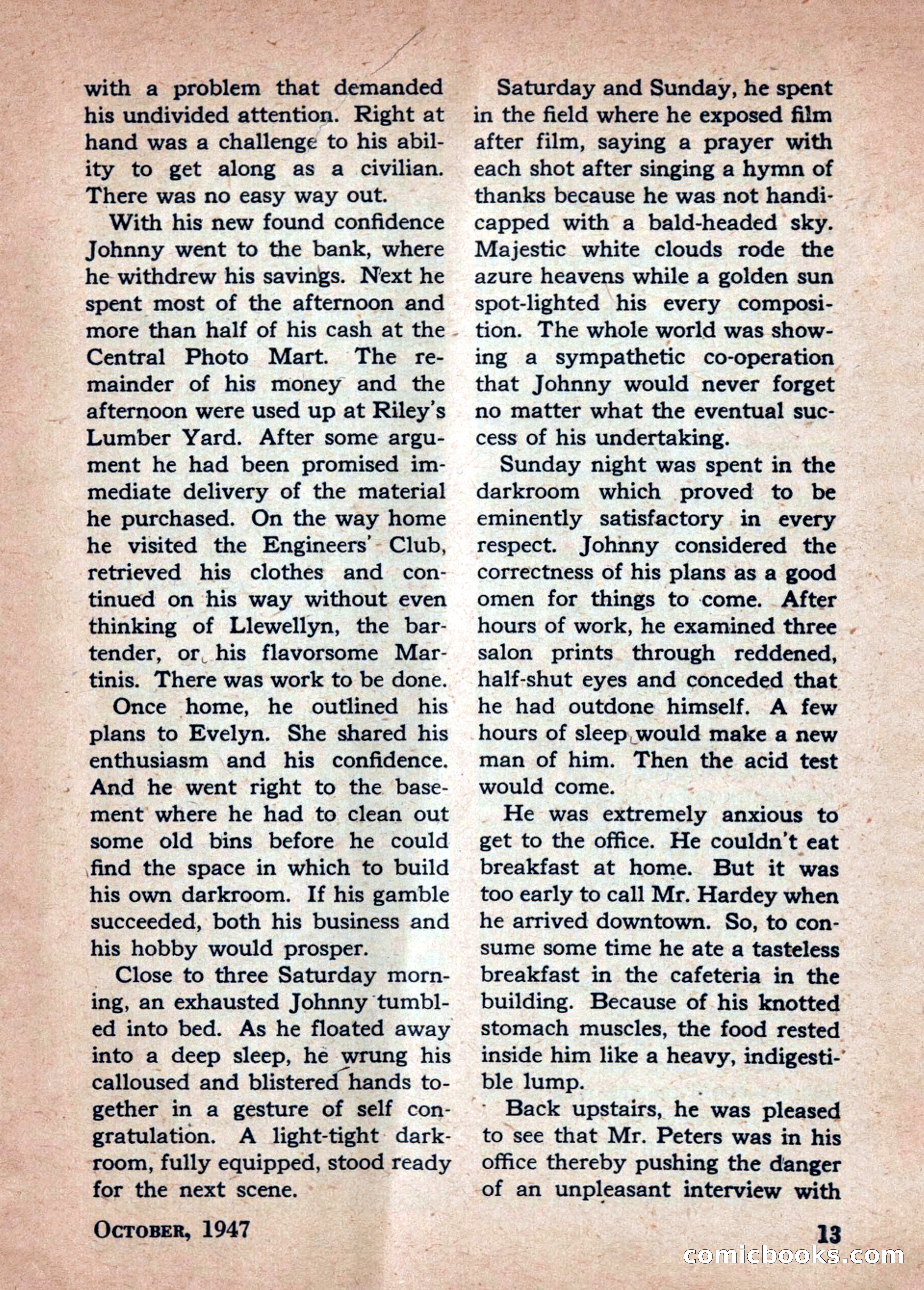 Best Stories, October 1947 — page 13 of 52