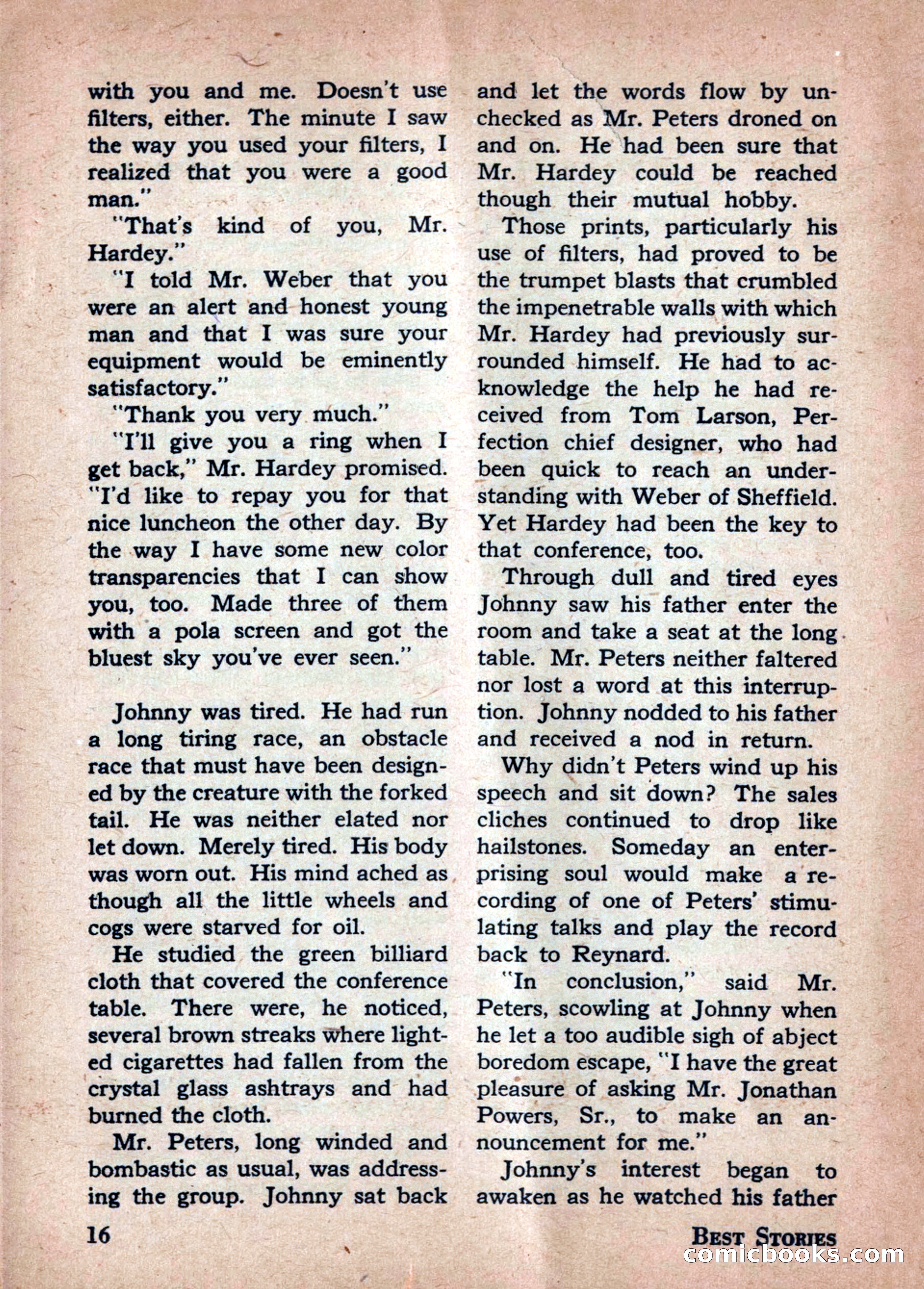 Best Stories, October 1947 — page 16 of 52