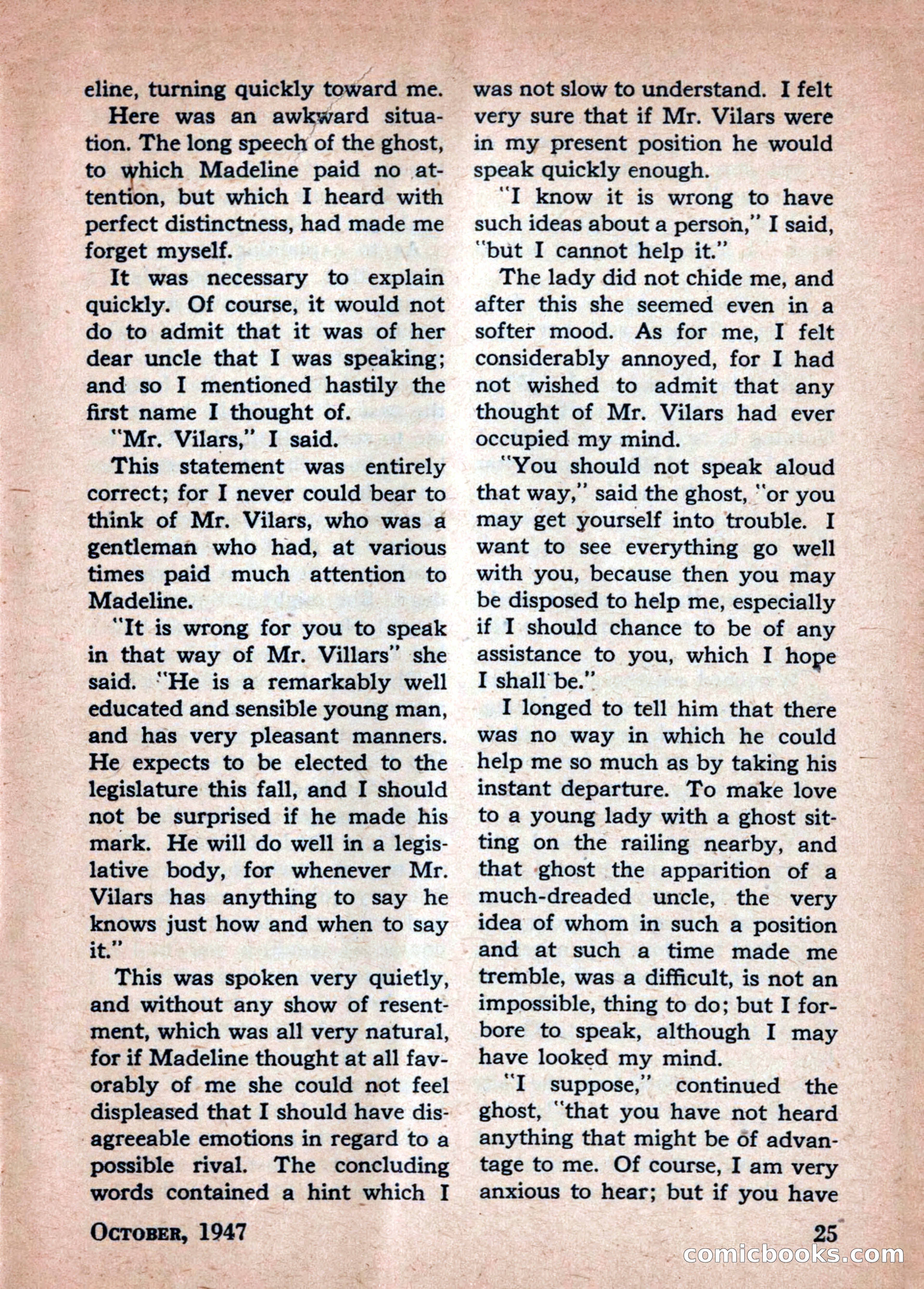 Best Stories, October 1947 — page 25 of 52