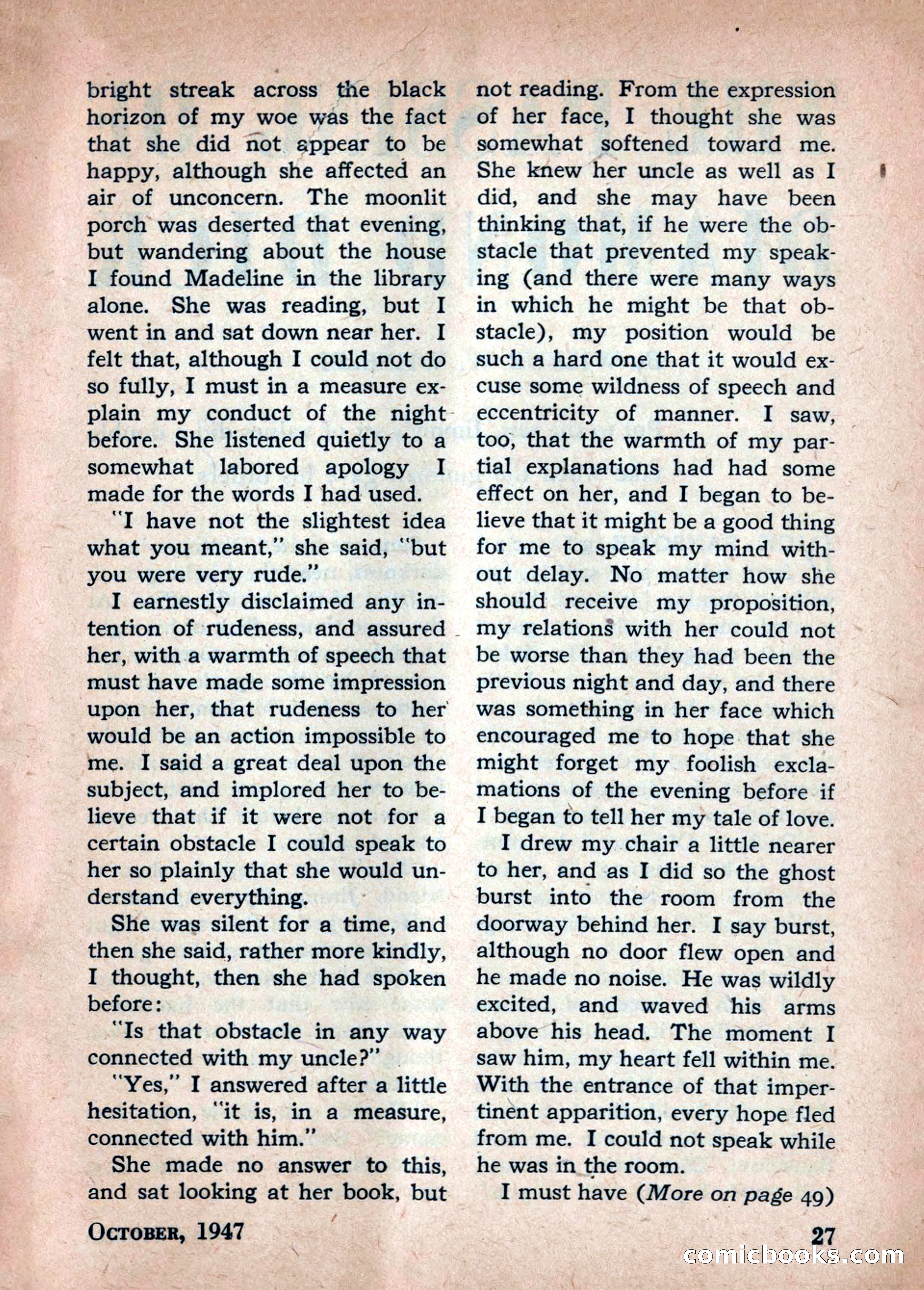 Best Stories, October 1947 — page 27 of 52