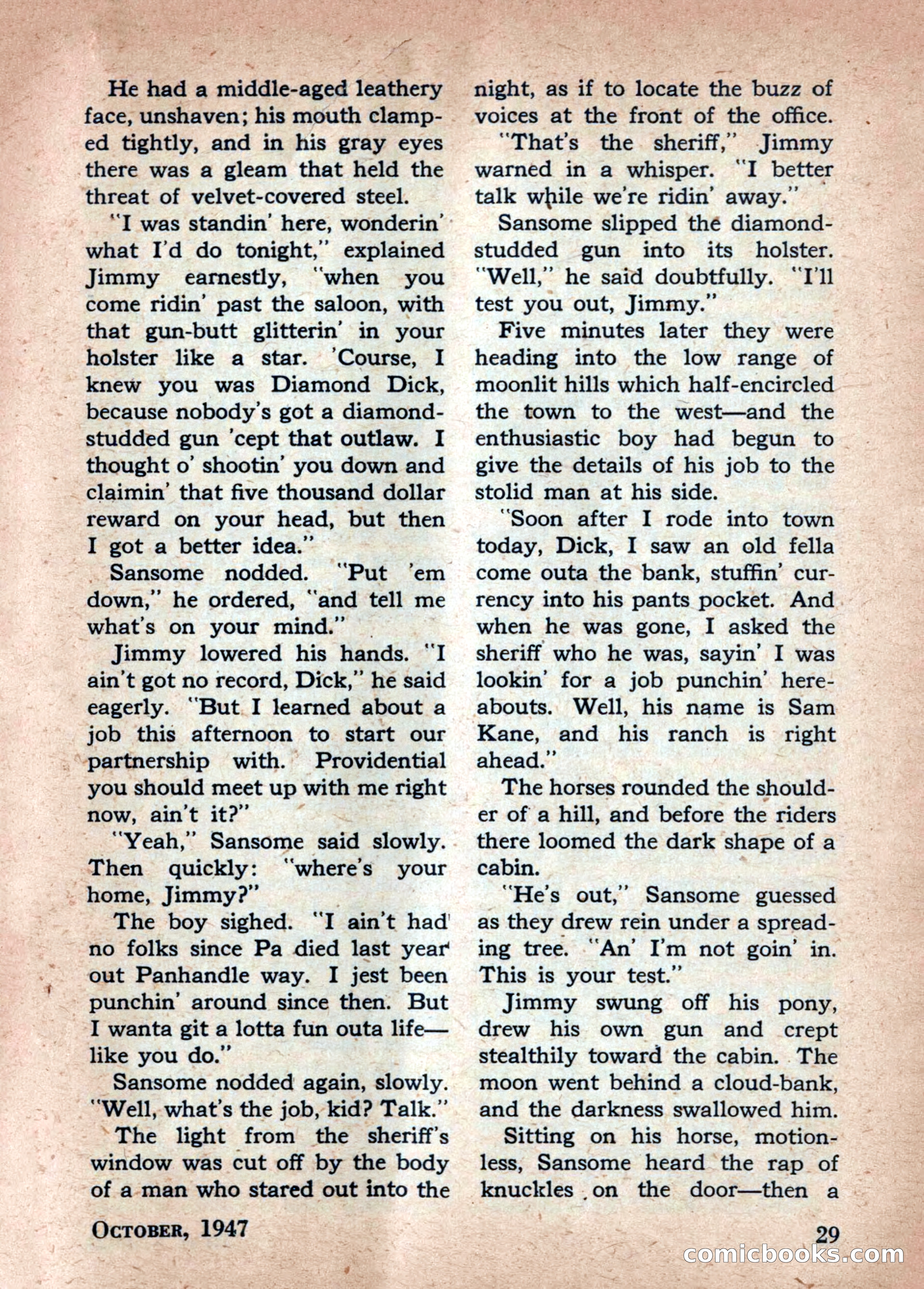 Best Stories, October 1947 — page 29 of 52