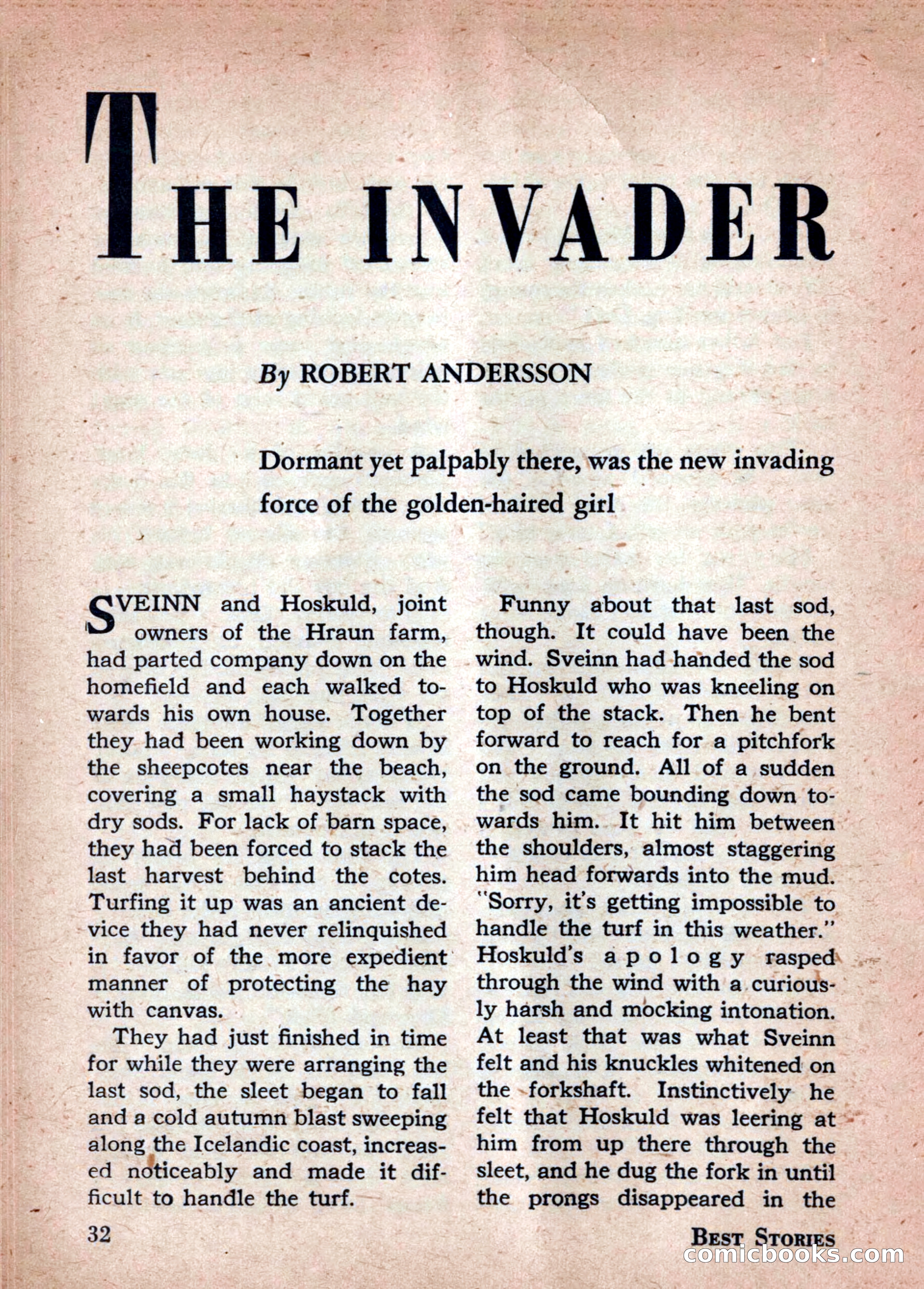 Best Stories, October 1947 — page 32 of 52