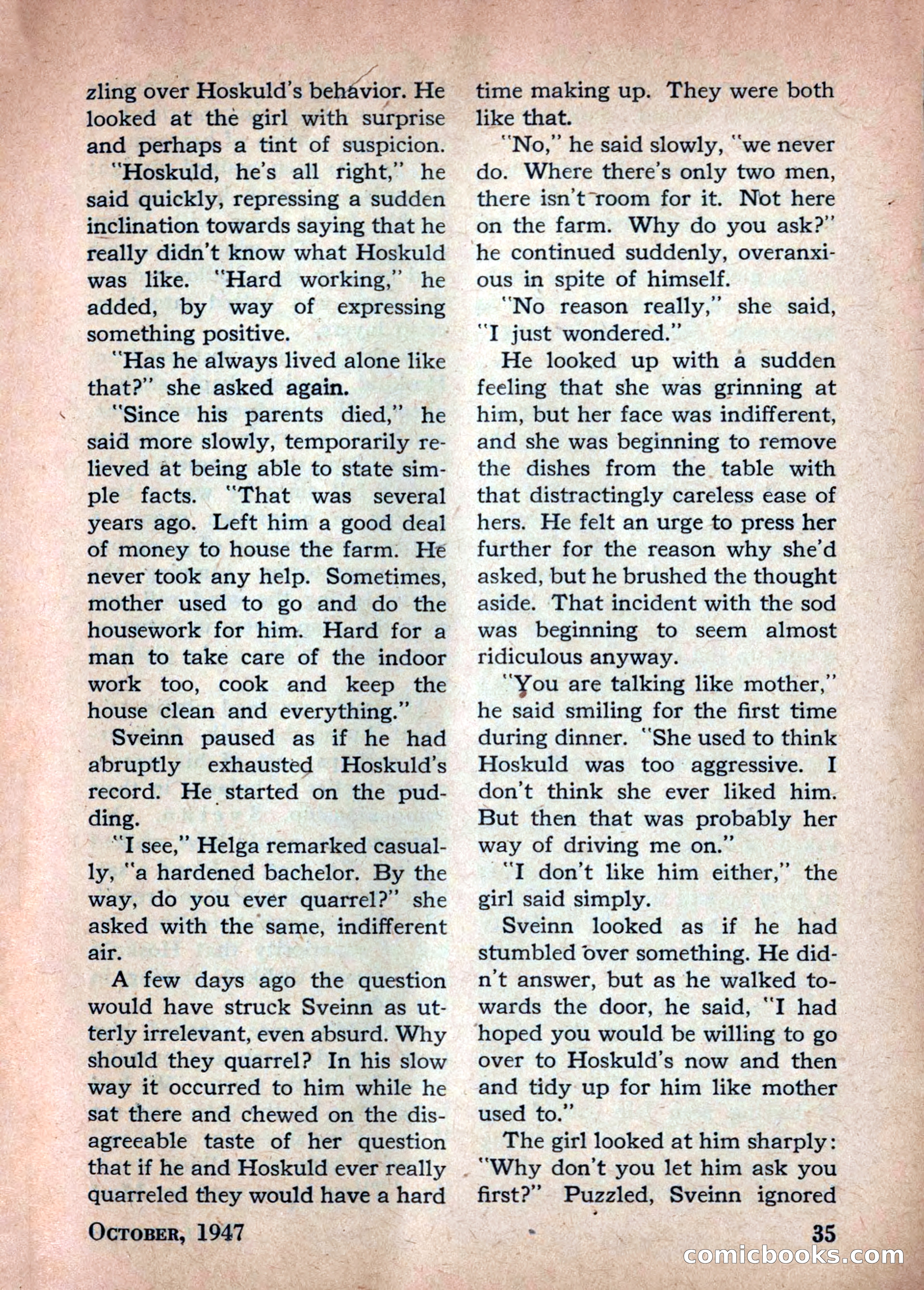 Best Stories, October 1947 — page 35 of 52