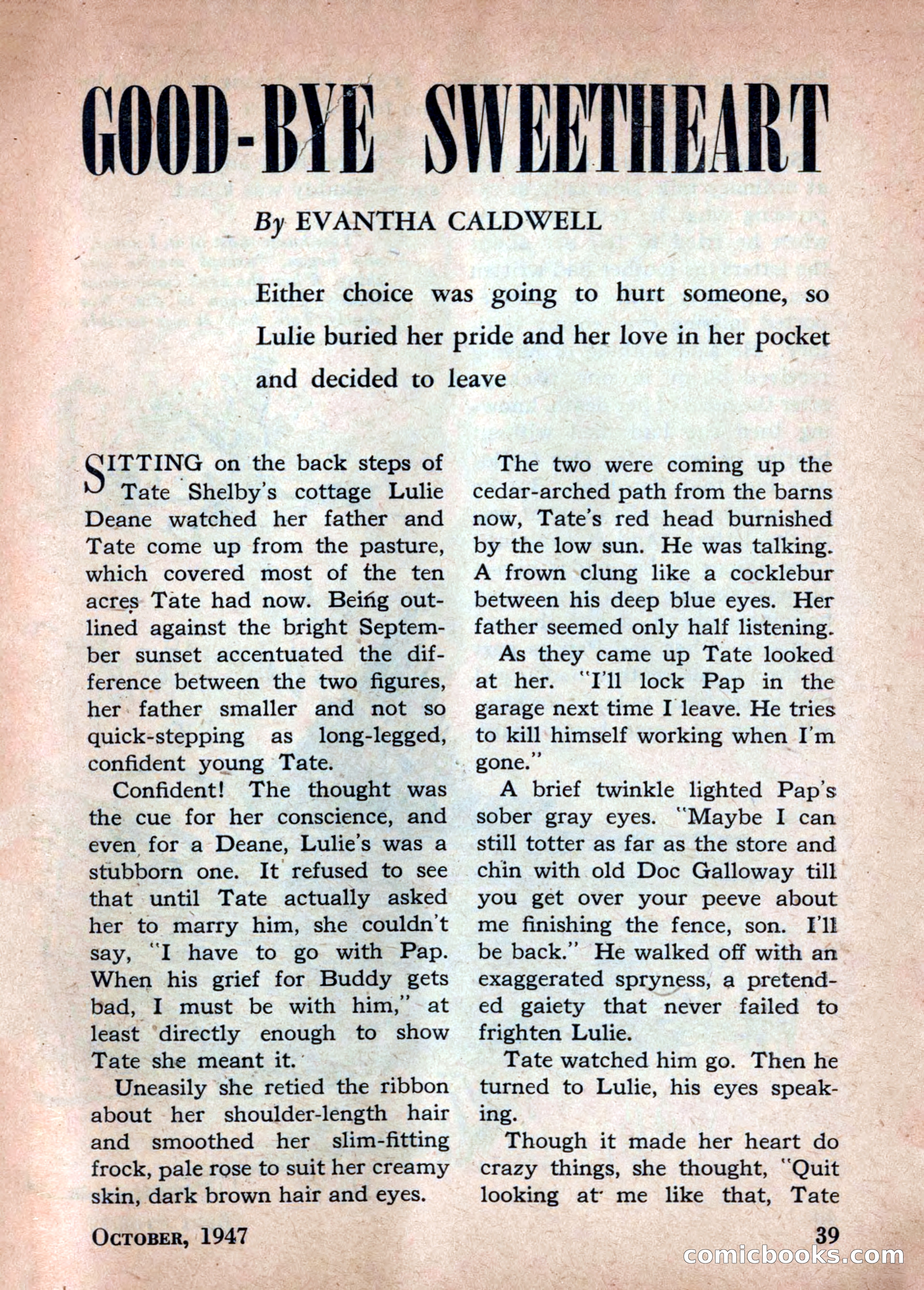 Best Stories, October 1947 — page 39 of 52