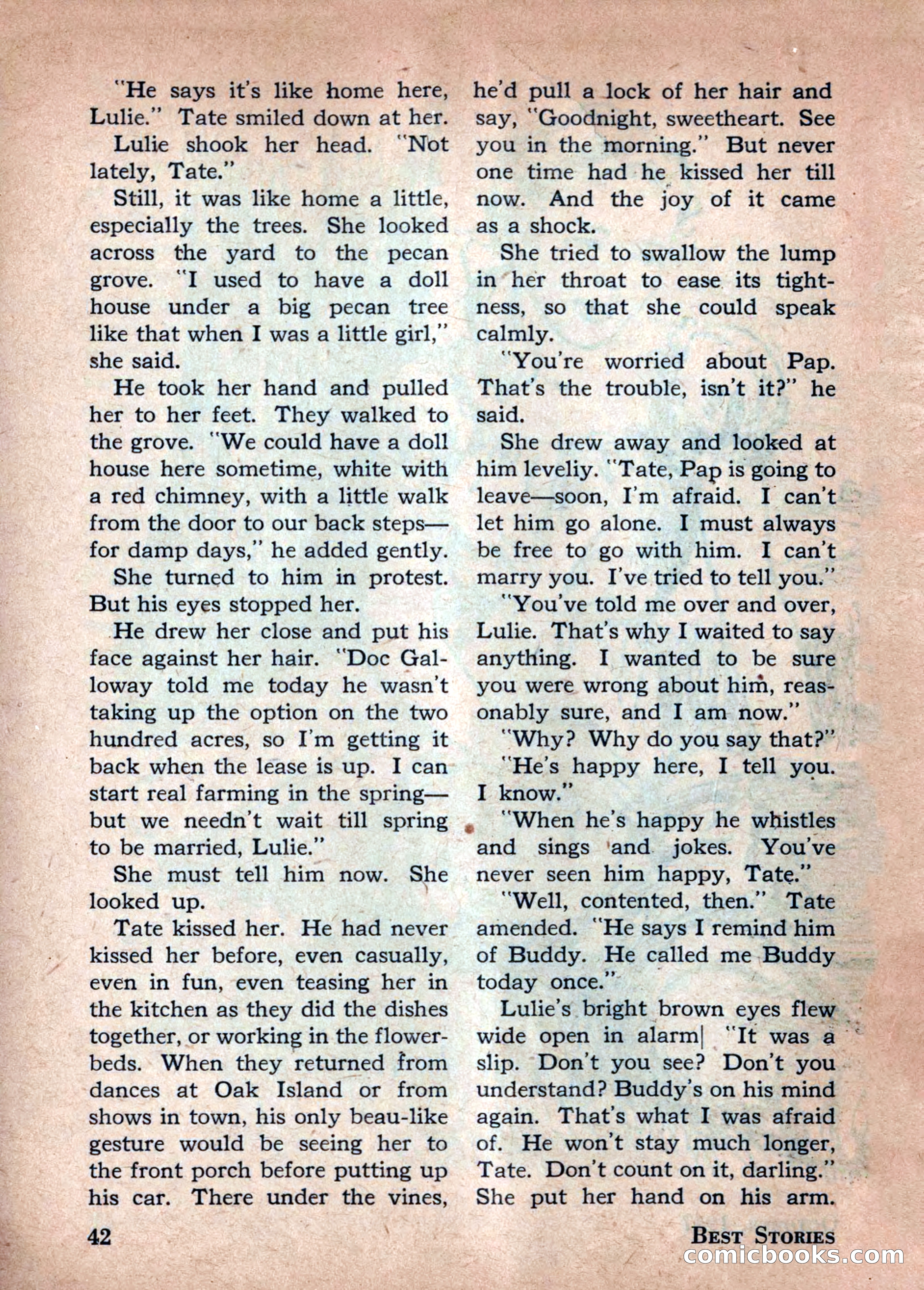 Best Stories, October 1947 — page 42 of 52