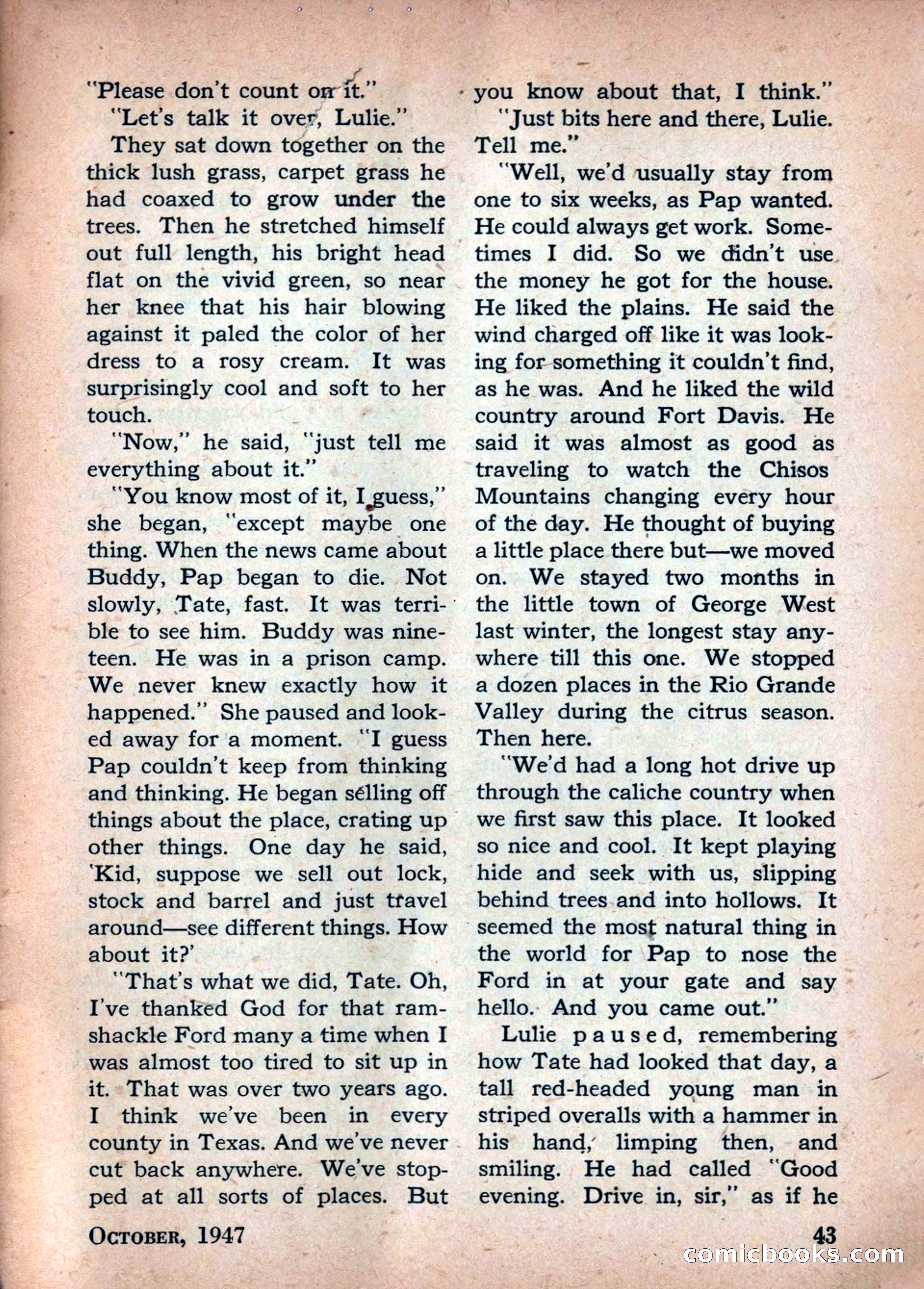Best Stories, October 1947 — page 43 of 52