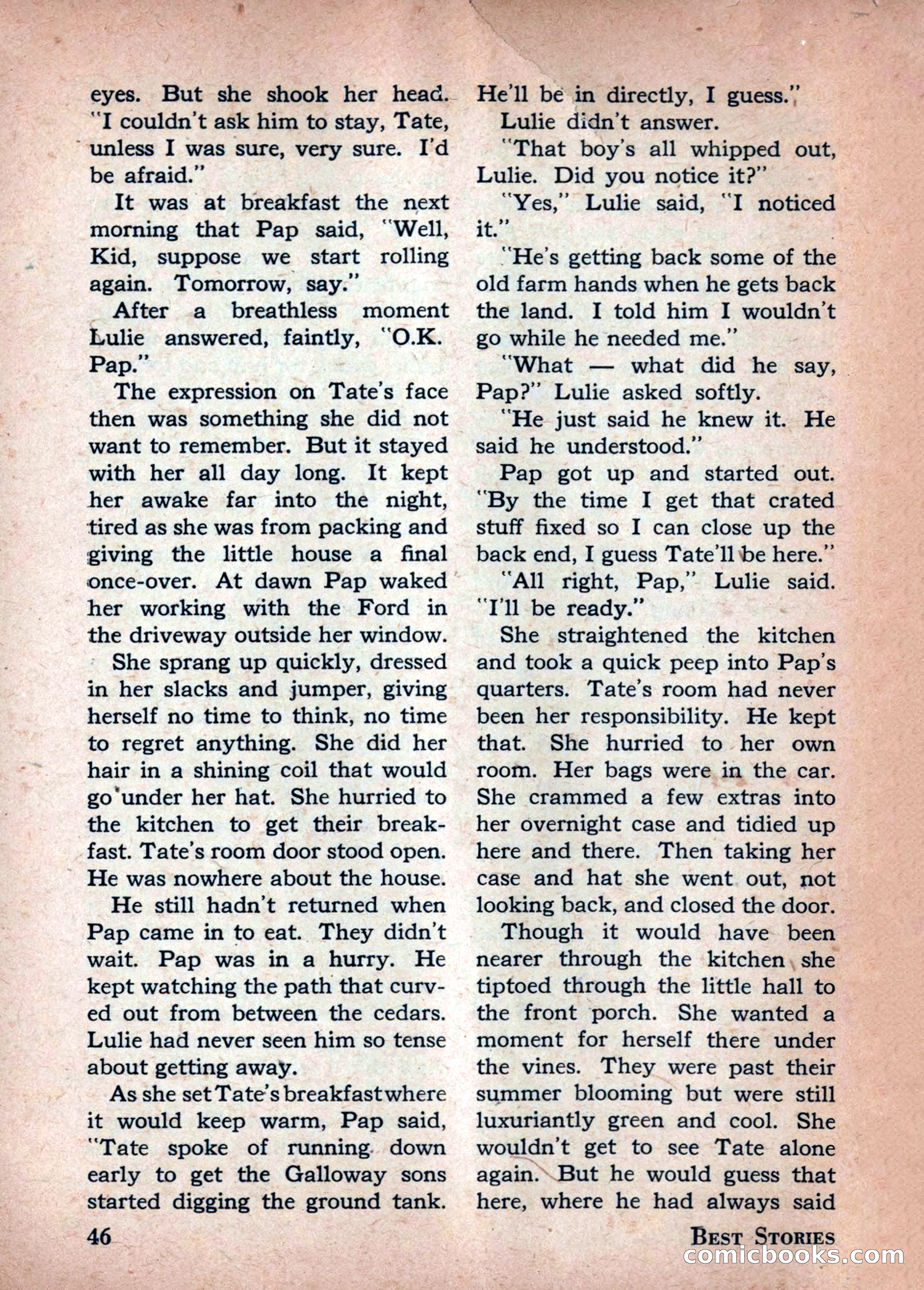 Best Stories, October 1947 — page 46 of 52