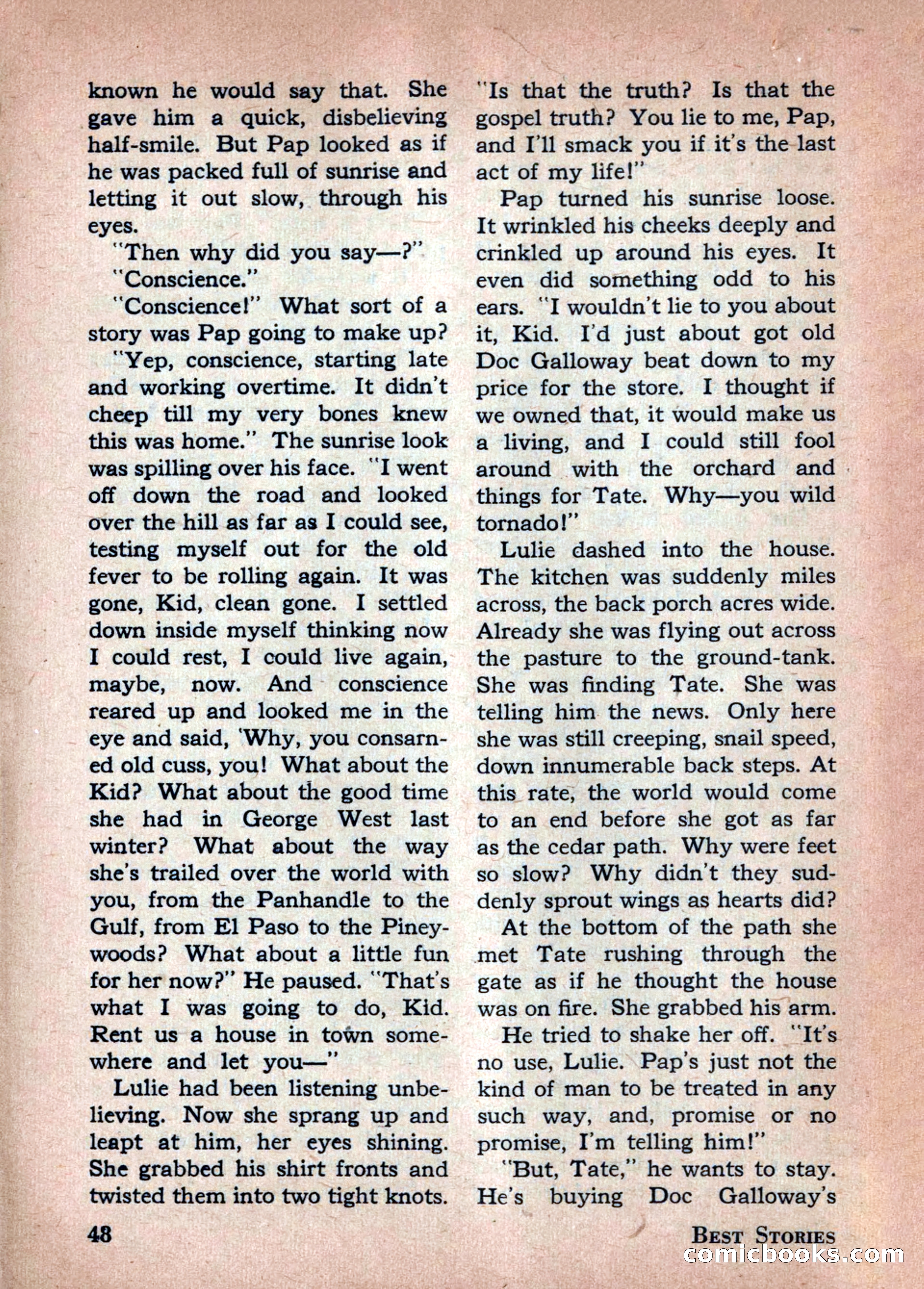 Best Stories, October 1947 — page 48 of 52